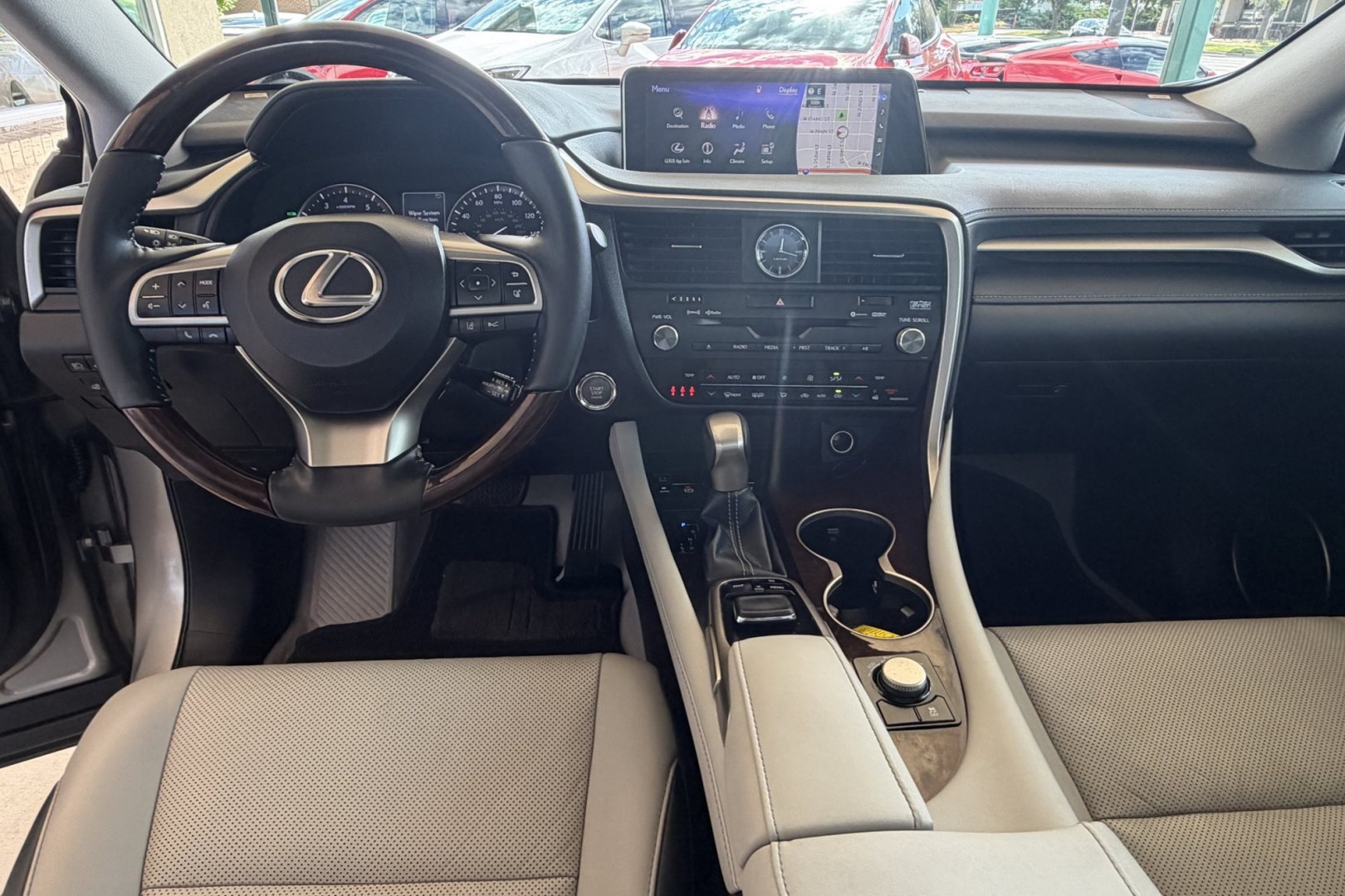 2017 Atomic Silver /Gray Lexus RX 350 Luxury (2T2ZZMCA5HC) with an V6 3.5 Liter engine, Automatic 8 Speed transmission, located at 2304 W. Main St., Boise, ID, 83702, (208) 342-7777, 43.622105, -116.218658 - Only 31k Miles! New Tires! Highly Optioned For Safety And Comfort!- Photo#17
