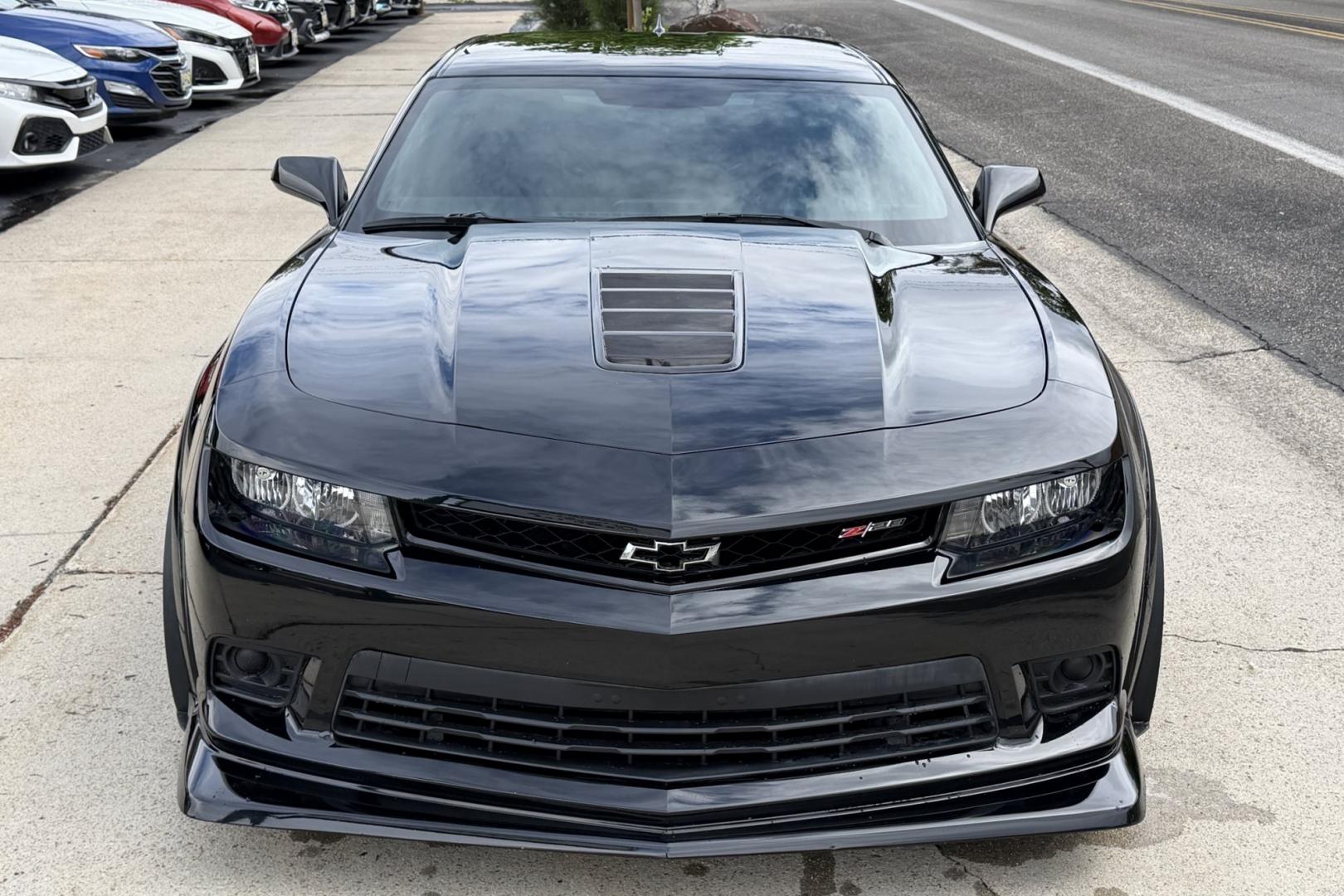 2014 Black /Black Chevrolet Camaro Z/28 (2G1FS1EE3E9) with an V8 7.0 Liter LS7 engine, 6 Speed Manual transmission, located at 2304 W. Main St., Boise, ID, 83702, (208) 342-7777, 43.622105, -116.218658 - The 2014 Chevrolet Camaro Z/28 is a track-focused, bare-bones supercar-killer. Powered by a 505-hp 7.0-liter LS7 V8. Raw, analog performance, Multimatic DSSV dampers, massive carbon-ceramic brakes, and extreme grip. This is a drivers car!- Photo#3