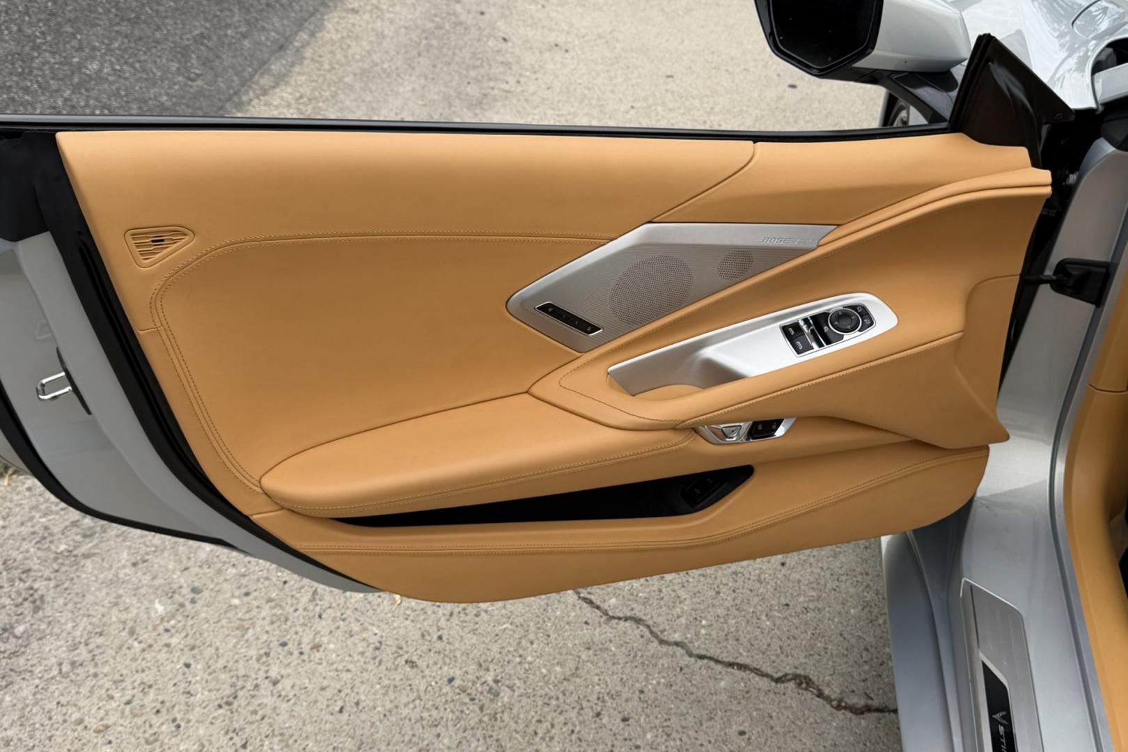 2023 Silver Flare Metallic /Natural Dipped Chevrolet Corvette Stingray 3LT Z51 (1G1YC2D48P5) with an V8 6.2 Liter engine, Automatic 8 Speed transmission, located at 2304 W. Main St., Boise, ID, 83702, (208) 342-7777, 43.622105, -116.218658 - Rare Silver Flare Metallic! 3LT Z51 w/ Lift!- Photo#4