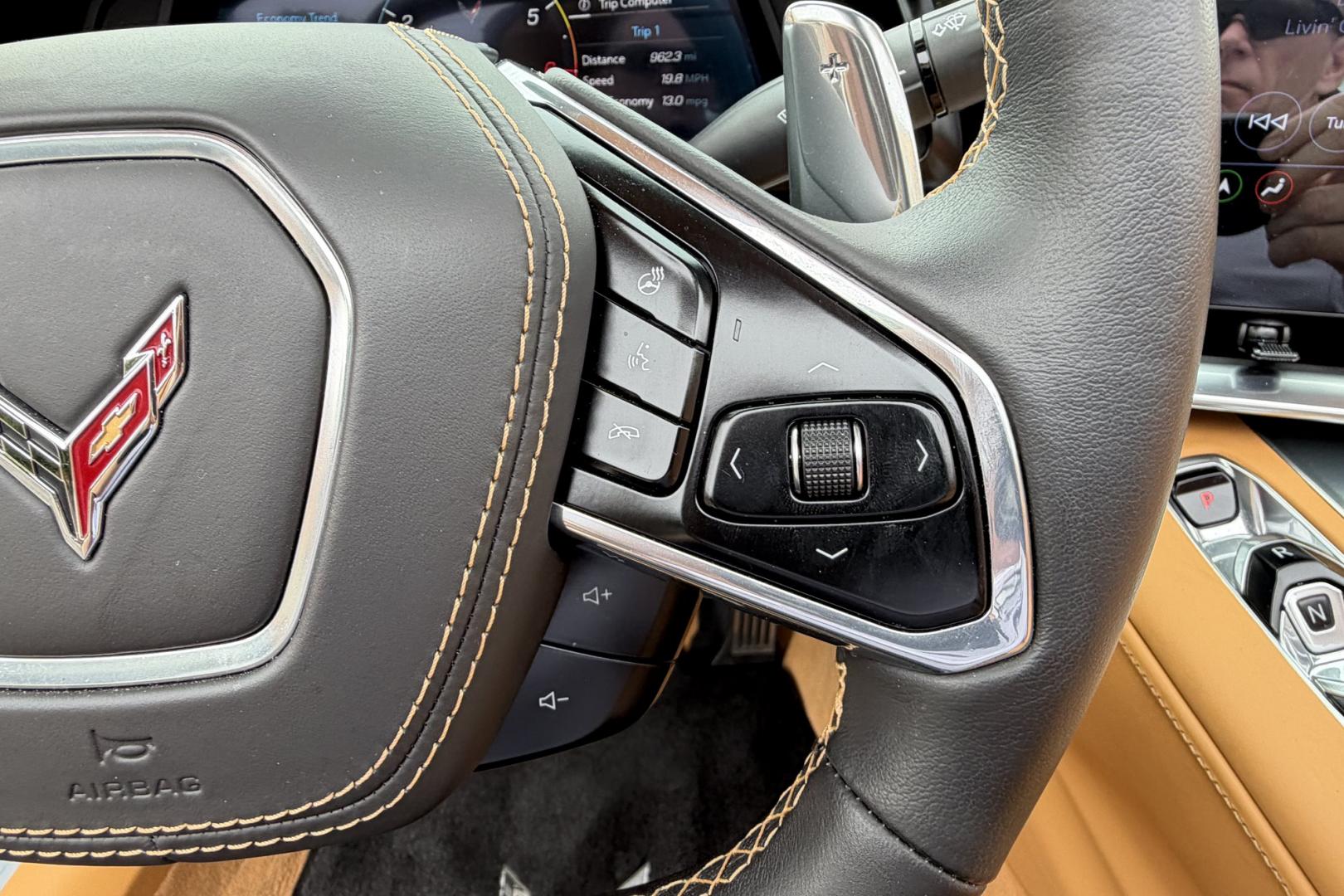 2023 Silver Flare Metallic /Natural Dipped Chevrolet Corvette Stingray 3LT Z51 (1G1YC2D48P5) with an V8 6.2 Liter engine, Automatic 8 Speed transmission, located at 2304 W. Main St., Boise, ID, 83702, (208) 342-7777, 43.622105, -116.218658 - Rare Silver Flare Metallic! 3LT Z51 w/ Lift!- Photo#7