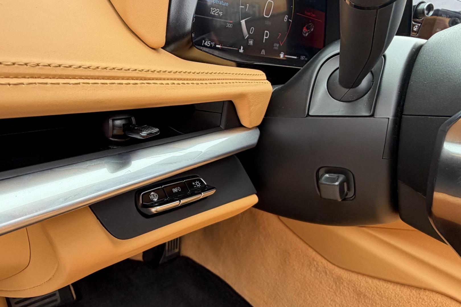 2023 Silver Flare Metallic /Natural Dipped Chevrolet Corvette Stingray 3LT Z51 (1G1YC2D48P5) with an V8 6.2 Liter engine, Automatic 8 Speed transmission, located at 2304 W. Main St., Boise, ID, 83702, (208) 342-7777, 43.622105, -116.218658 - Rare Silver Flare Metallic! 3LT Z51 w/ Lift!- Photo#11