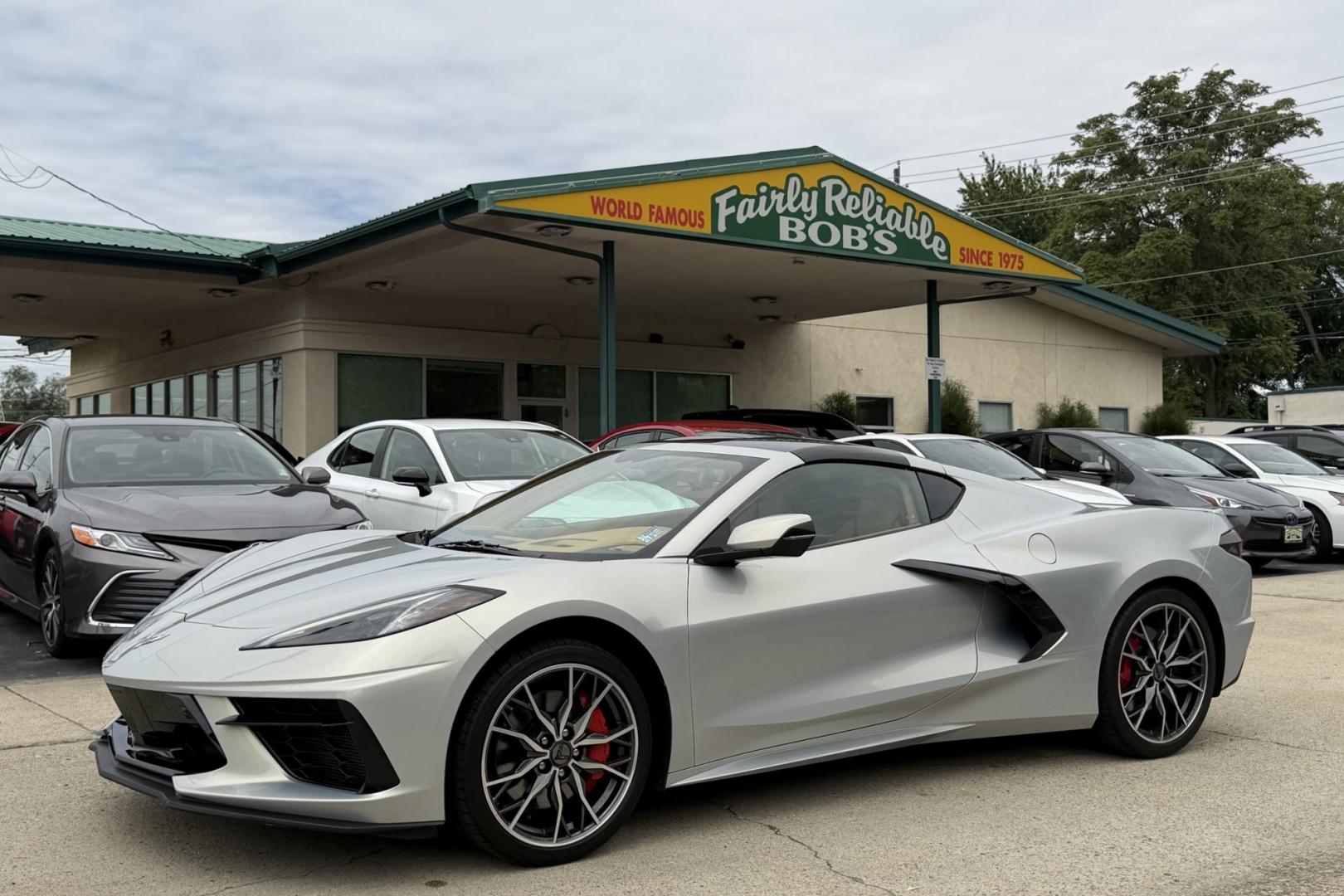 2023 Silver Flare Metallic /Natural Dipped Chevrolet Corvette Stingray 3LT Z51 (1G1YC2D48P5) with an V8 6.2 Liter engine, Automatic 8 Speed transmission, located at 2304 W. Main St., Boise, ID, 83702, (208) 342-7777, 43.622105, -116.218658 - Rare Silver Flare Metallic! 3LT Z51 w/ Lift!- Photo#29