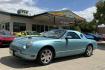 2002 Thunderbird Blue /Thunderbird Blue Ford Thunderbird Deluxe (1FAHP60A22Y) with an V8 3.9 Liter engine, Automatic transmission, located at 2304 W. Main St., Boise, ID, 83702, (208) 342-7777, 43.622105, -116.218658 - Stunning And Rare Color Combination! Hardtop And Power Convertible Soft Top!- Photo#0