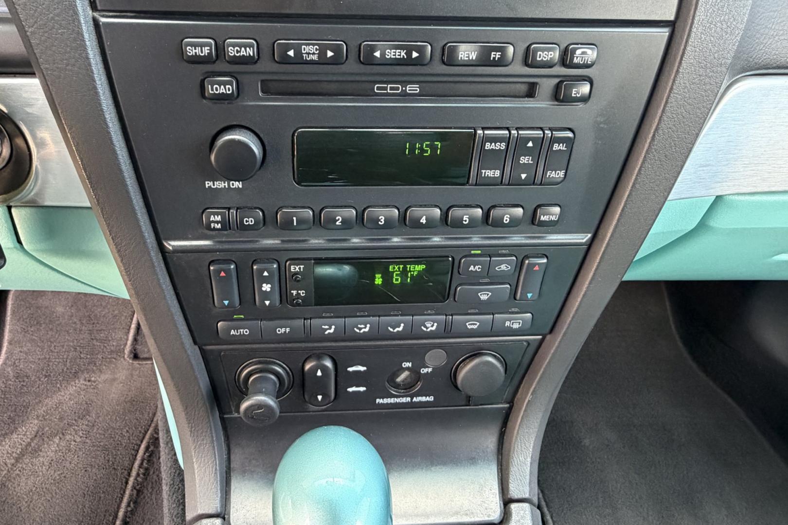 2002 Thunderbird Blue /Thunderbird Blue Ford Thunderbird Deluxe (1FAHP60A22Y) with an V8 3.9 Liter engine, Automatic transmission, located at 2304 W. Main St., Boise, ID, 83702, (208) 342-7777, 43.622105, -116.218658 - Stunning And Rare Color Combination! Hardtop And Power Convertible Soft Top!- Photo#8