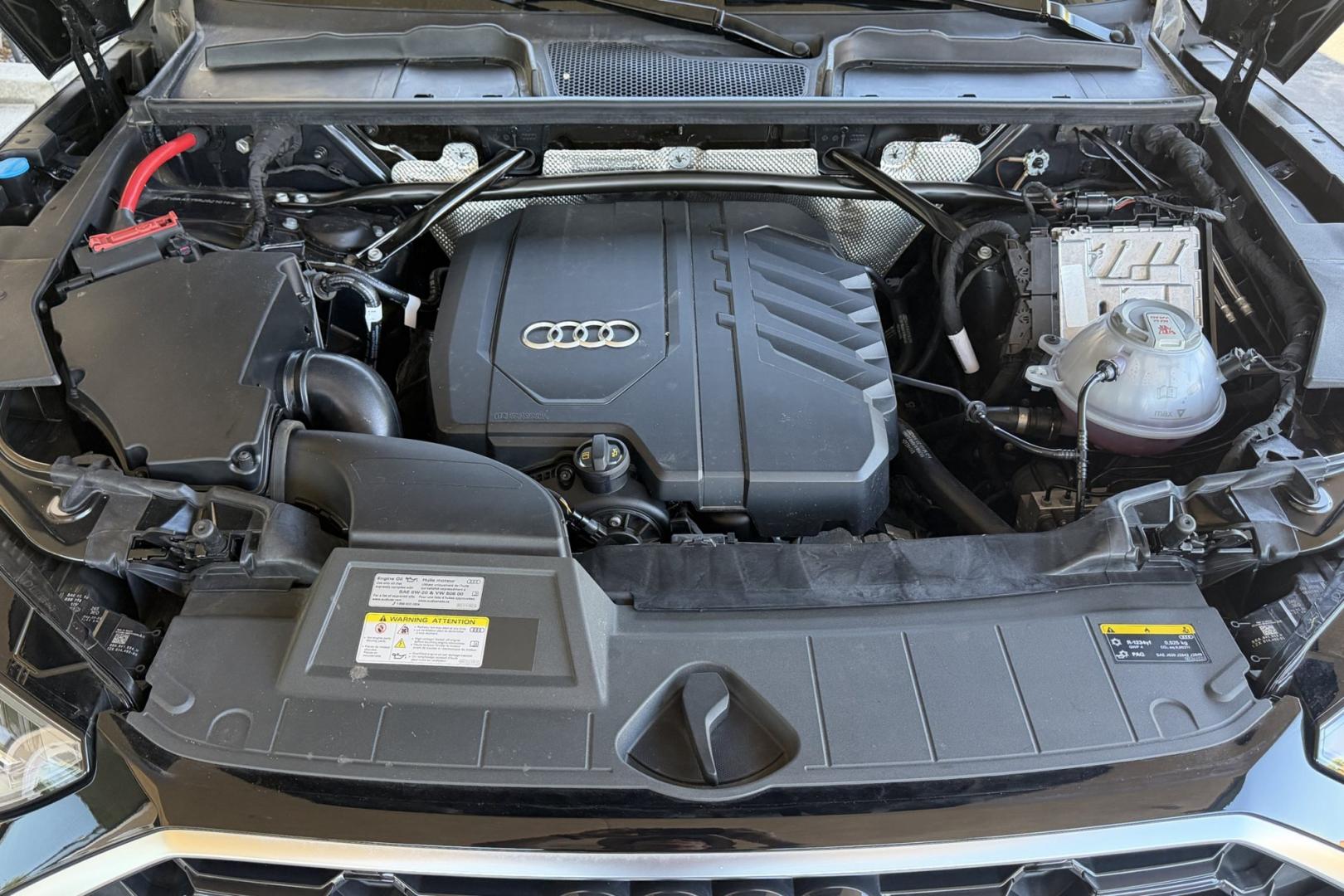2024 Mythos Black /Black Audi Q5 S-Line (WA1GAAFY5R2) with an 4 Cyl 2.0 Liter Turbo engine, Automatic 7 Speed transmission, located at 2304 W. Main St., Boise, ID, 83702, (208) 342-7777, 43.622105, -116.218658 - Remaining Factory Warranty! Smooth Ride!- Photo#18