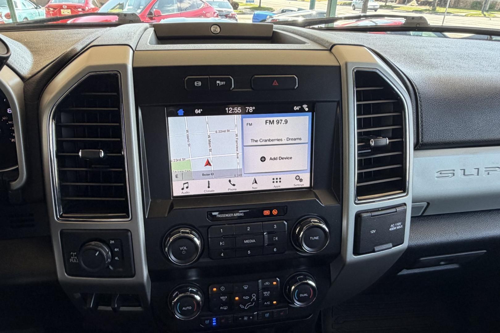 2019 Silver /Black Ford F-350 Lariat (1FT8W3BT7KE) with an V8 6.7 Liter Powerstroke Turbo Diesel engine, Automatic 6 Speed transmission, located at 2304 W. Main St., Boise, ID, 83702, (208) 342-7777, 43.622105, -116.218658 - Front Bench Split Seating For 6! Long Bed! Ready To Haul!- Photo#8