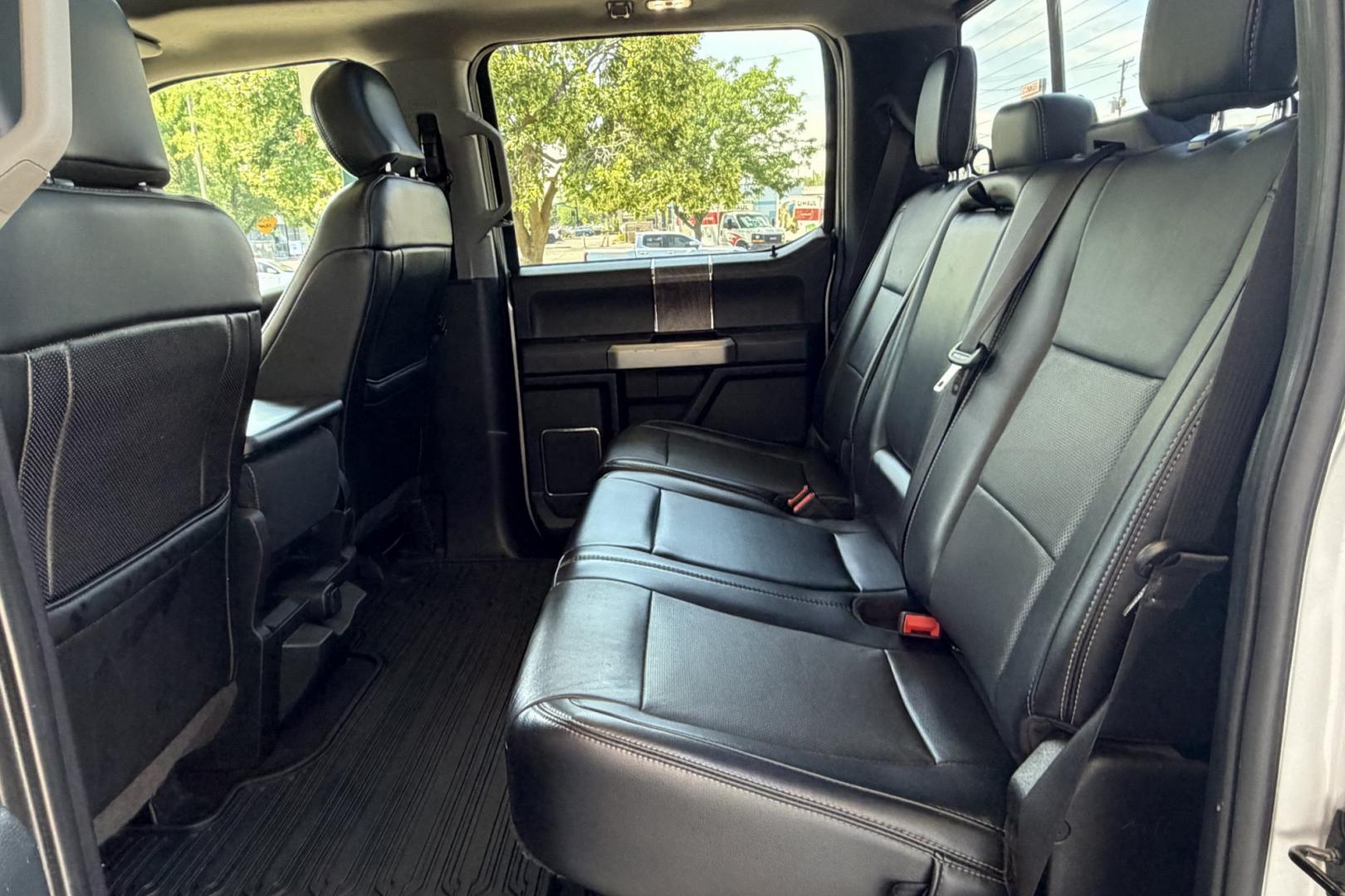 2019 Silver /Black Ford F-350 Lariat (1FT8W3BT7KE) with an V8 6.7 Liter Powerstroke Turbo Diesel engine, Automatic 6 Speed transmission, located at 2304 W. Main St., Boise, ID, 83702, (208) 342-7777, 43.622105, -116.218658 - Front Bench Split Seating For 6! Long Bed! Ready To Haul!- Photo#23