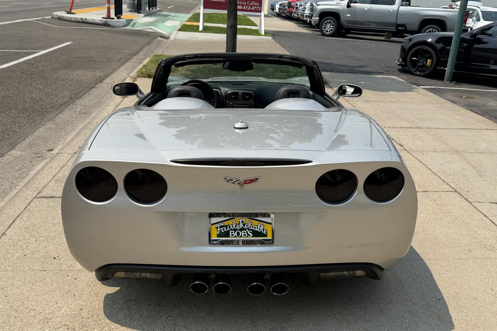 2005 Silver /Black Chevrolet Corvette (1G1YY34U455) with an V8 6.0 Liter engine, Automatic transmission, located at 2304 W. Main St., Boise, ID, 83702, (208) 342-7777, 43.622105, -116.218658 - Ready To Go!- Photo#1
