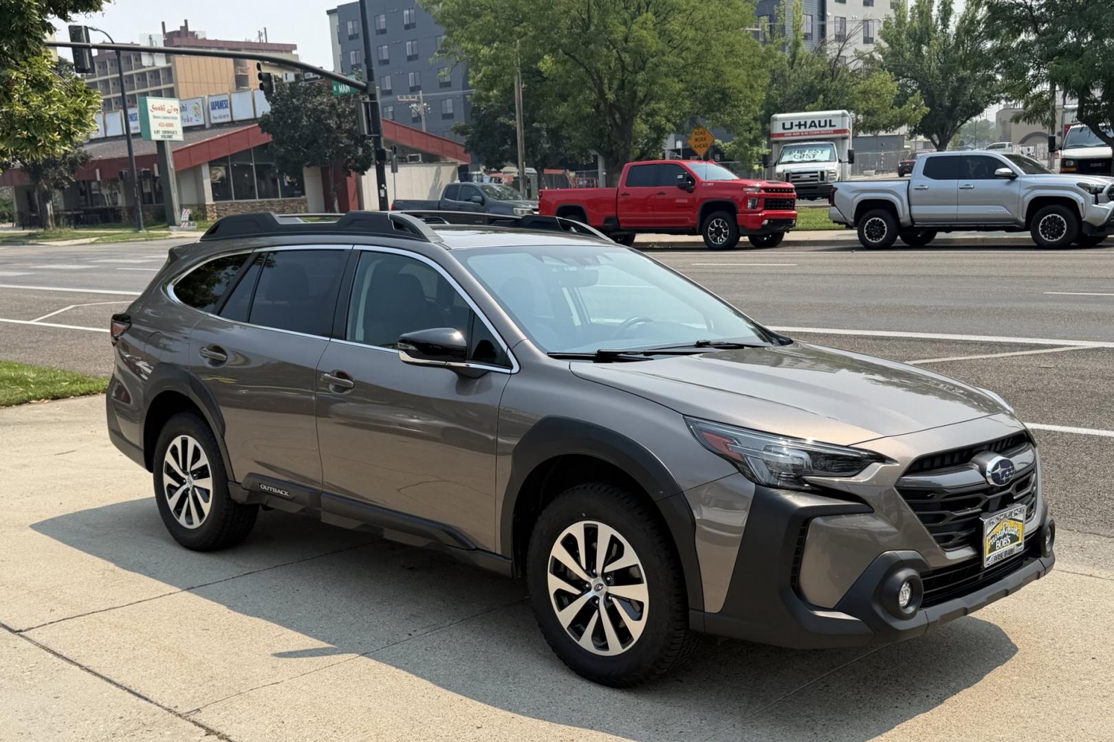 2024 Brilliant Bronze Metallic /Black Subaru Outback Premium (4S4BTAFC4R3) with an H4 2.5 Liter engine, Automatic transmission, located at 2304 W. Main St., Boise, ID, 83702, (208) 342-7777, 43.622105, -116.218658 - Clean Low Mileage Outback!- Photo#2