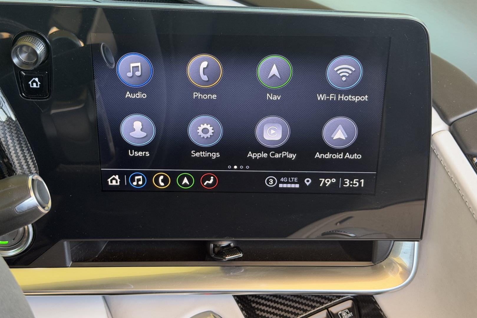 2023 Arctic White /Sky Cool Grey Chevrolet Corvette Stingray 3LT Z51 (1G1YC3D4XP5) with an V8 6.2 Liter engine, Automatic 8 Speed transmission, located at 2304 W. Main St., Boise, ID, 83702, (208) 342-7777, 43.622105, -116.218658 - Stunning! Low Mileage And Highly Optioned Too!- Photo#11