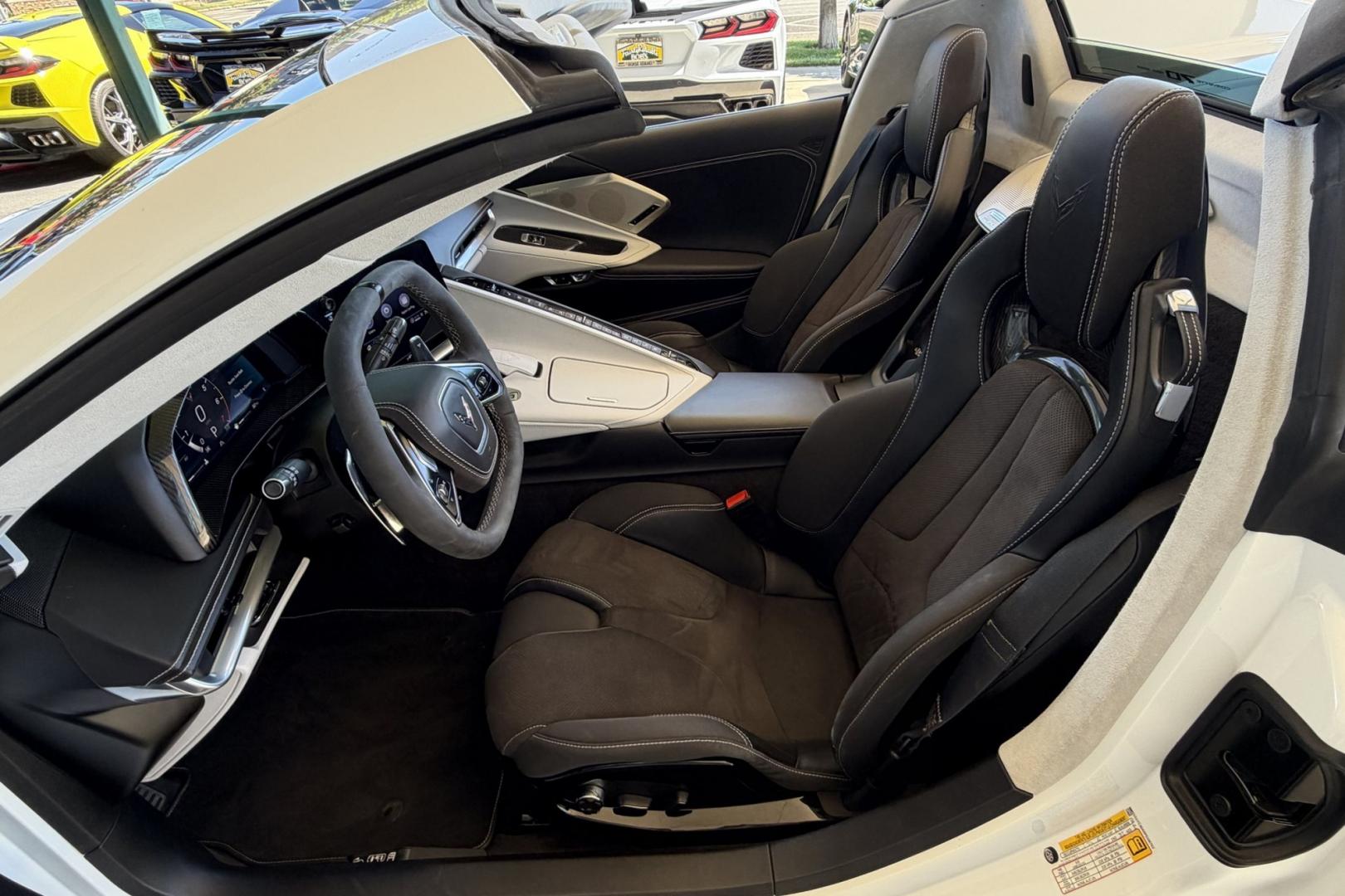 2023 Arctic White /Sky Cool Grey Chevrolet Corvette Stingray 3LT Z51 (1G1YC3D4XP5) with an V8 6.2 Liter engine, Automatic 8 Speed transmission, located at 2304 W. Main St., Boise, ID, 83702, (208) 342-7777, 43.622105, -116.218658 - Stunning! Low Mileage And Highly Optioned Too!- Photo#14