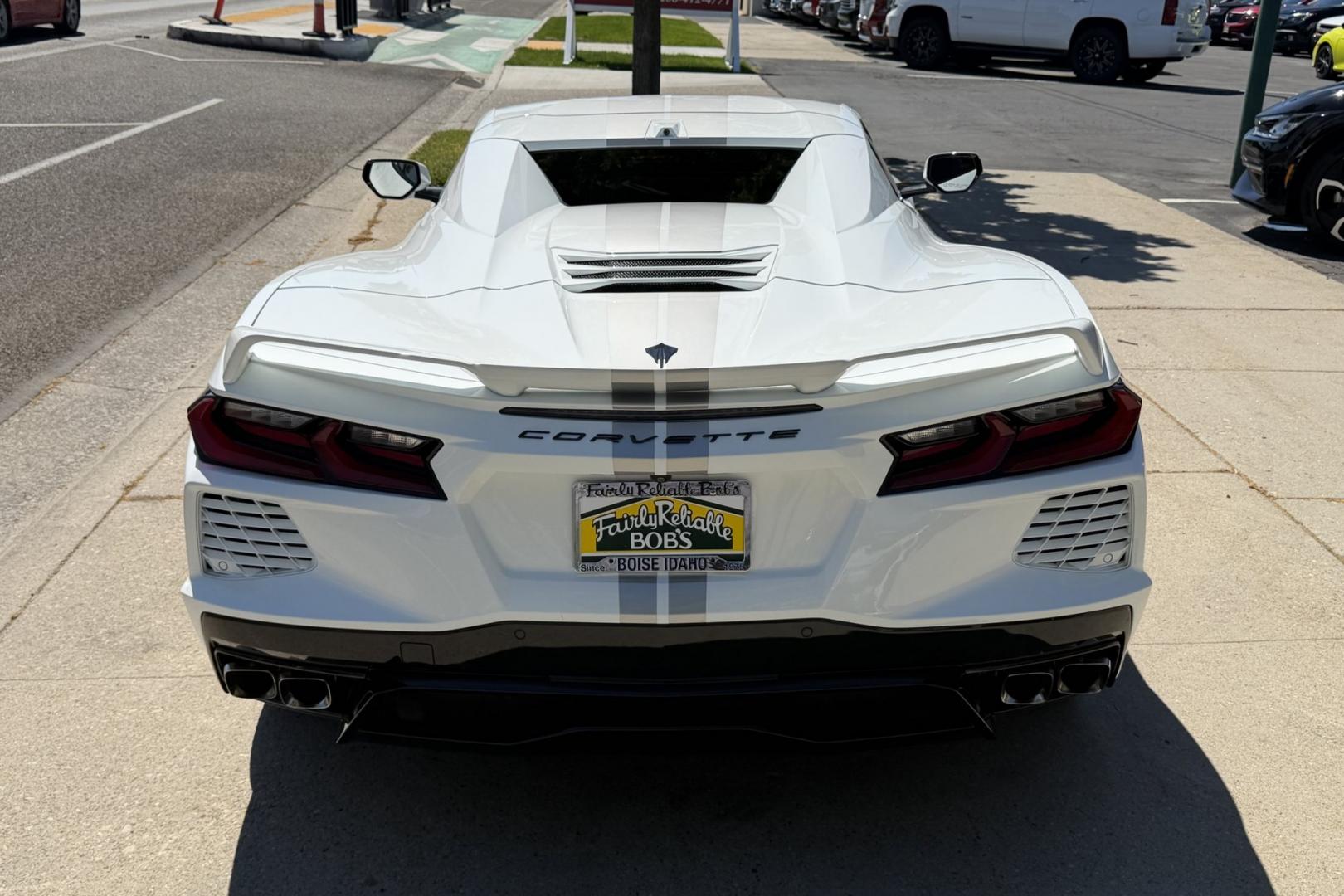 2023 Arctic White /Sky Cool Grey Chevrolet Corvette Stingray 3LT Z51 (1G1YC3D4XP5) with an V8 6.2 Liter engine, Automatic 8 Speed transmission, located at 2304 W. Main St., Boise, ID, 83702, (208) 342-7777, 43.622105, -116.218658 - Stunning! Low Mileage And Highly Optioned Too!- Photo#29