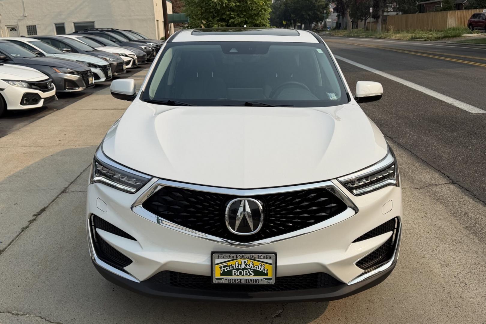 2021 Platinum White Pearl /Gray Acura RDX Advance (5J8TC2H78ML) with an 4 Cyl 2.0 Liter engine, Automatic 10 Speed transmission, located at 2304 W. Main St., Boise, ID, 83702, (208) 342-7777, 43.622105, -116.218658 - Low Mileage And Clean!- Photo#3