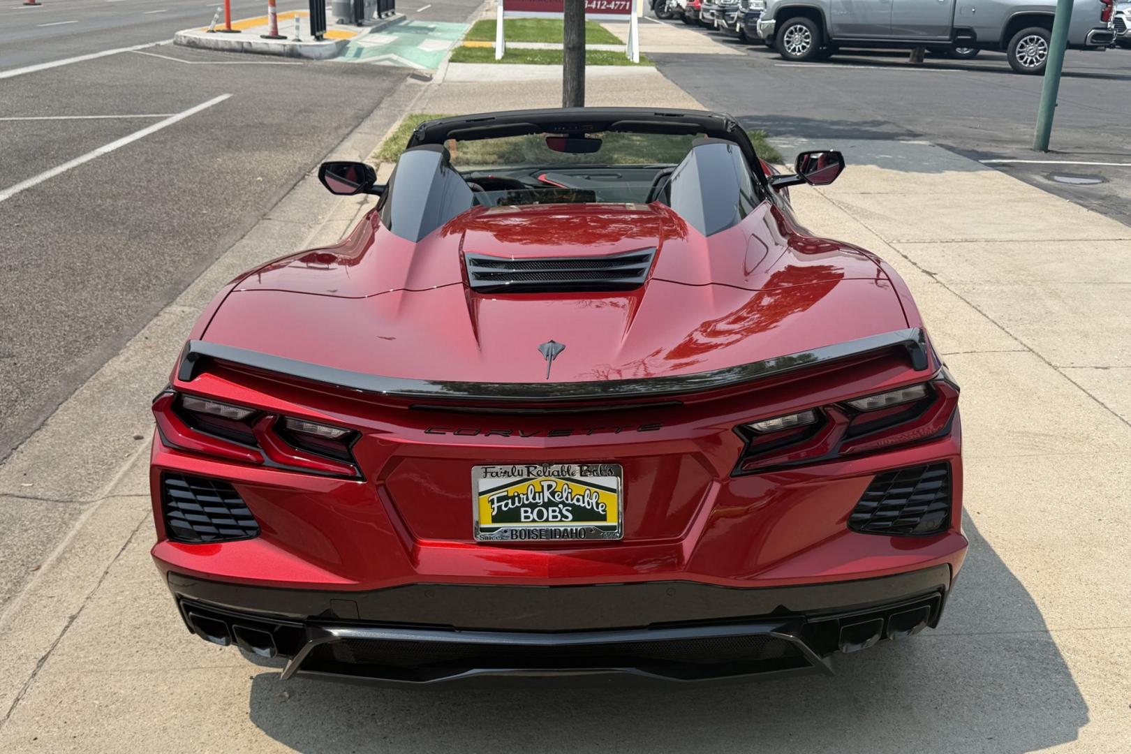 2023 Red Mist Metallic /Jet Black/Adrenaline Red Chevrolet Corvette Stingray 2LT (1G1YB3D46P5) with an V8 6.2 Liter engine, Automatic 8 Speed transmission, located at 2304 W. Main St., Boise, ID, 83702, (208) 342-7777, 43.622105, -116.218658 - Red Mist Metallic! 2LT w/ Lift! Very Clean!- Photo#1