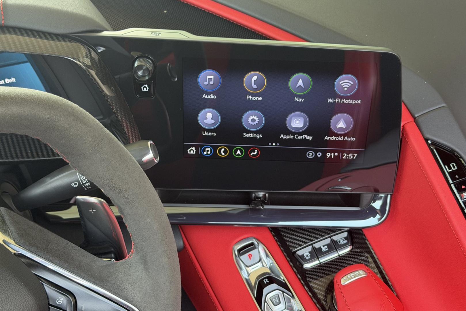 2023 Red Mist Metallic /Jet Black/Adrenaline Red Chevrolet Corvette Stingray 2LT (1G1YB3D46P5) with an V8 6.2 Liter engine, Automatic 8 Speed transmission, located at 2304 W. Main St., Boise, ID, 83702, (208) 342-7777, 43.622105, -116.218658 - Red Mist Metallic! 2LT w/ Lift! Very Clean!- Photo#7