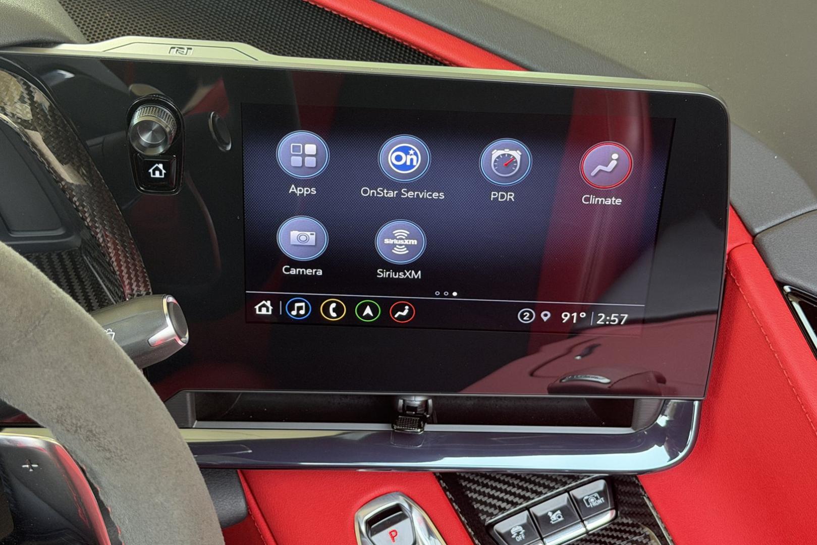 2023 Red Mist Metallic /Jet Black/Adrenaline Red Chevrolet Corvette Stingray 2LT (1G1YB3D46P5) with an V8 6.2 Liter engine, Automatic 8 Speed transmission, located at 2304 W. Main St., Boise, ID, 83702, (208) 342-7777, 43.622105, -116.218658 - Red Mist Metallic! 2LT w/ Lift! Very Clean!- Photo#8