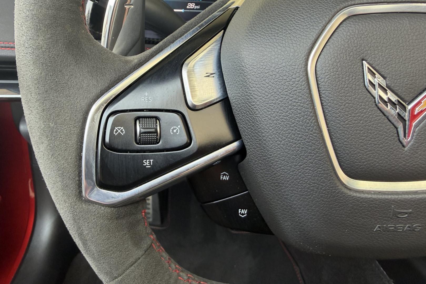 2023 Red Mist Metallic /Jet Black/Adrenaline Red Chevrolet Corvette Stingray 2LT (1G1YB3D46P5) with an V8 6.2 Liter engine, Automatic 8 Speed transmission, located at 2304 W. Main St., Boise, ID, 83702, (208) 342-7777, 43.622105, -116.218658 - Red Mist Metallic! 2LT w/ Lift! Very Clean!- Photo#19