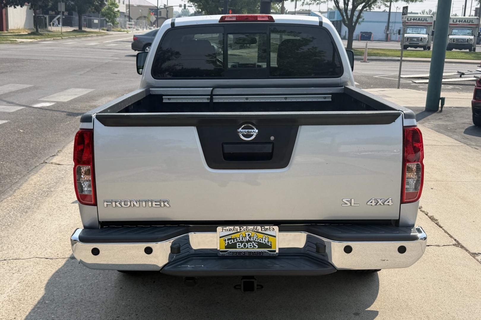 2019 Silver /Gray Nissan Frontier SL (1N6AD0EV3KN) with an V6 4.0 Liter engine, Automatic 5 Speed transmission, located at 2304 W. Main St., Boise, ID, 83702, (208) 342-7777, 43.622105, -116.218658 - New Tires! Ready To Go!- Photo#1