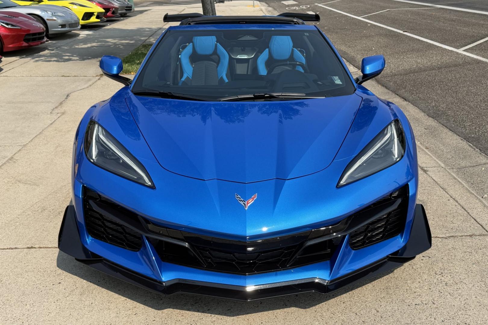 2025 Riptide Blue Metallic /Tension w/ Twilight Blue Dipped Chevrolet Corvette Stingray Z/06 Z/07 3LZ (1G1YF2D39S5) with an V8 5.5 Liter engine, Automatic 8 Speed transmission, located at 2304 W. Main St., Boise, ID, 83702, (208) 342-7777, 43.622105, -116.218658 - Remaining Factory Warranty! This Car Is Beyond Impressive! 670 horsepower and 460 lb-ft of torque!- Photo#3