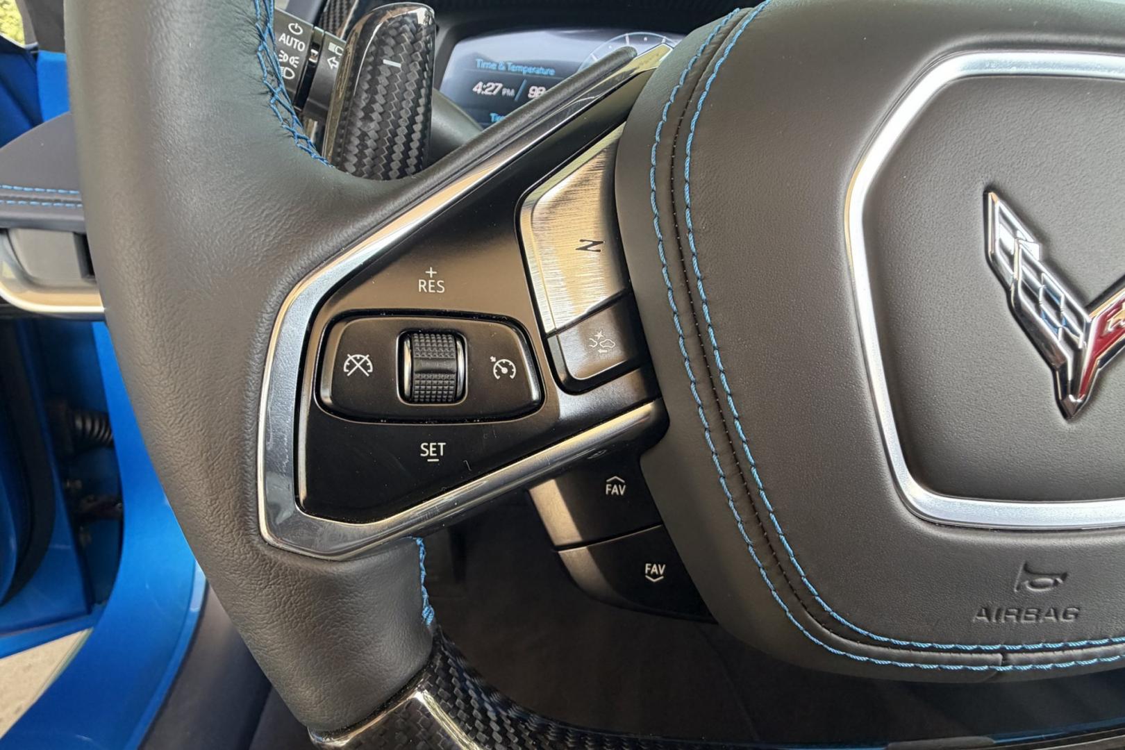 2025 Riptide Blue Metallic /Tension w/ Twilight Blue Dipped Chevrolet Corvette Stingray Z/06 Z/07 3LZ (1G1YF2D39S5) with an V8 5.5 Liter engine, Automatic 8 Speed transmission, located at 2304 W. Main St., Boise, ID, 83702, (208) 342-7777, 43.622105, -116.218658 - Remaining Factory Warranty! This Car Is Beyond Impressive! 670 horsepower and 460 lb-ft of torque!- Photo#9