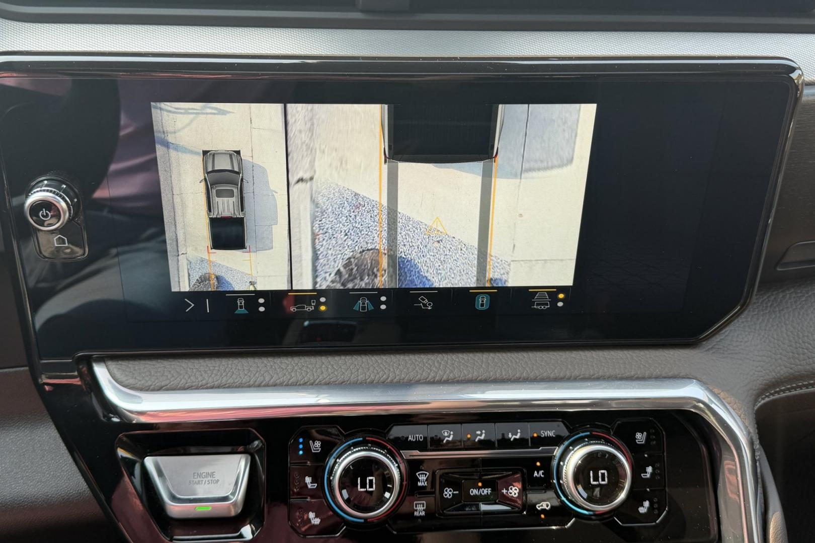2023 Volcanic Red Tintcoat /Atmosphere/Brownstone GMC Sierra 1500 Denali (3GTUUGE81PG) with an 6 Cyl 3.0 Liter Duramax Turbo Diesel engine, Automatic 10 Speed transmission, located at 2304 W. Main St., Boise, ID, 83702, (208) 342-7777, 43.622105, -116.218658 - Clean, Low Mileage And Stunning! Power Running Boards Too!- Photo#10