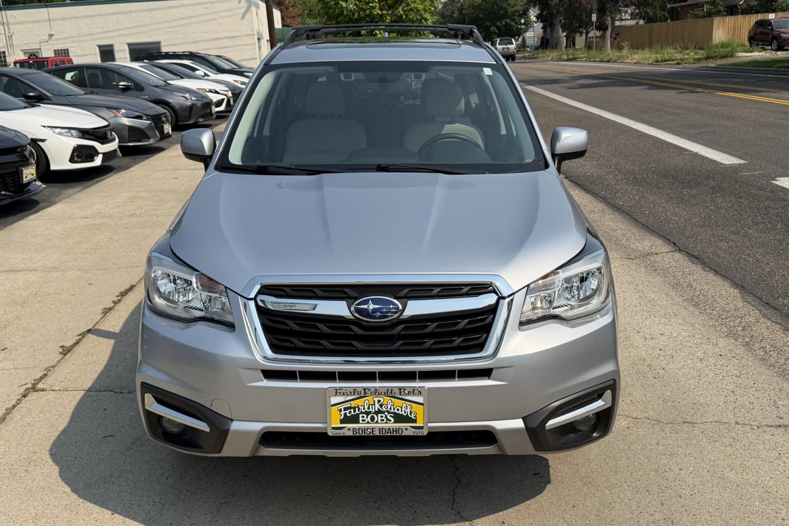 2017 Silver /Gray Subaru Forester Premium (JF2SJAGC7HH) with an H4 2.5 Liter engine, Automatic transmission, located at 2304 W. Main St., Boise, ID, 83702, (208) 342-7777, 43.622105, -116.218658 - Nicely Optioned And Ready To Go!- Photo#3