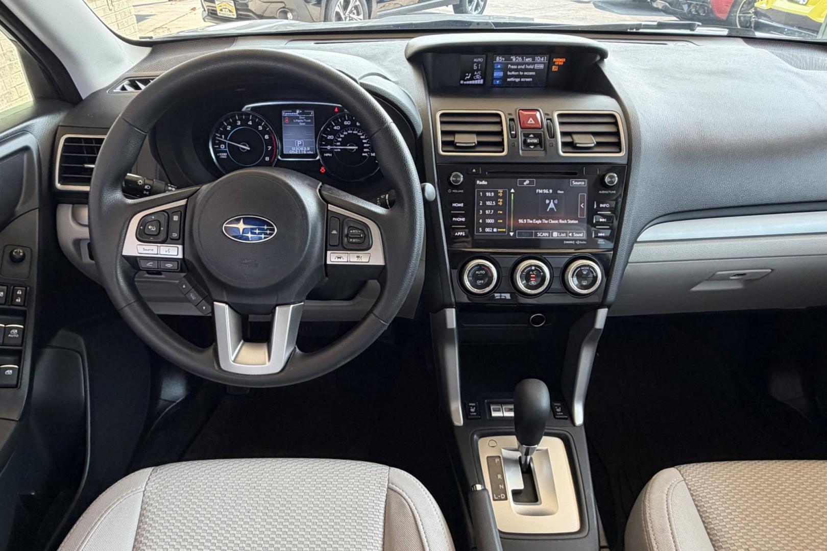 2017 Silver /Gray Subaru Forester Premium (JF2SJAGC7HH) with an H4 2.5 Liter engine, Automatic transmission, located at 2304 W. Main St., Boise, ID, 83702, (208) 342-7777, 43.622105, -116.218658 - Nicely Optioned And Ready To Go!- Photo#15