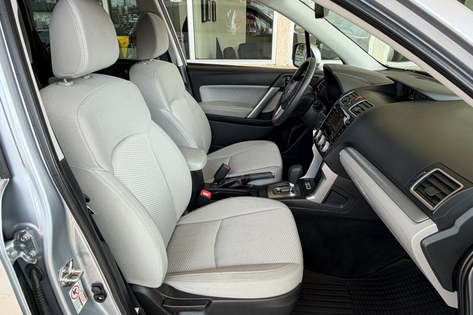 2017 Silver /Gray Subaru Forester Premium (JF2SJAGC7HH) with an H4 2.5 Liter engine, Automatic transmission, located at 2304 W. Main St., Boise, ID, 83702, (208) 342-7777, 43.622105, -116.218658 - Nicely Optioned And Ready To Go!- Photo#18