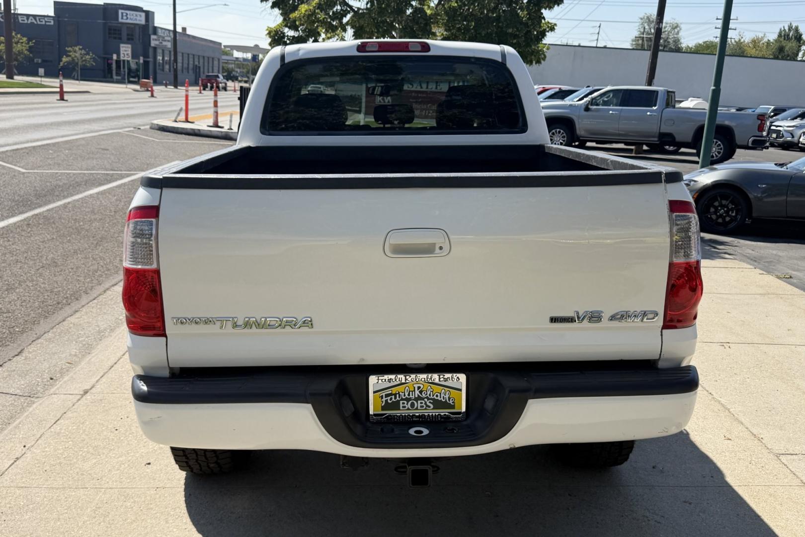 2005 Super White /Tan Toyota Tundra Limited (5TBDT48175S) with an V8 4.7 Liter engine, Automatic transmission, located at 2304 W. Main St., Boise, ID, 83702, (208) 342-7777, 43.622105, -116.218658 - New Wheels And Tires! Clean Tundra!- Photo#1