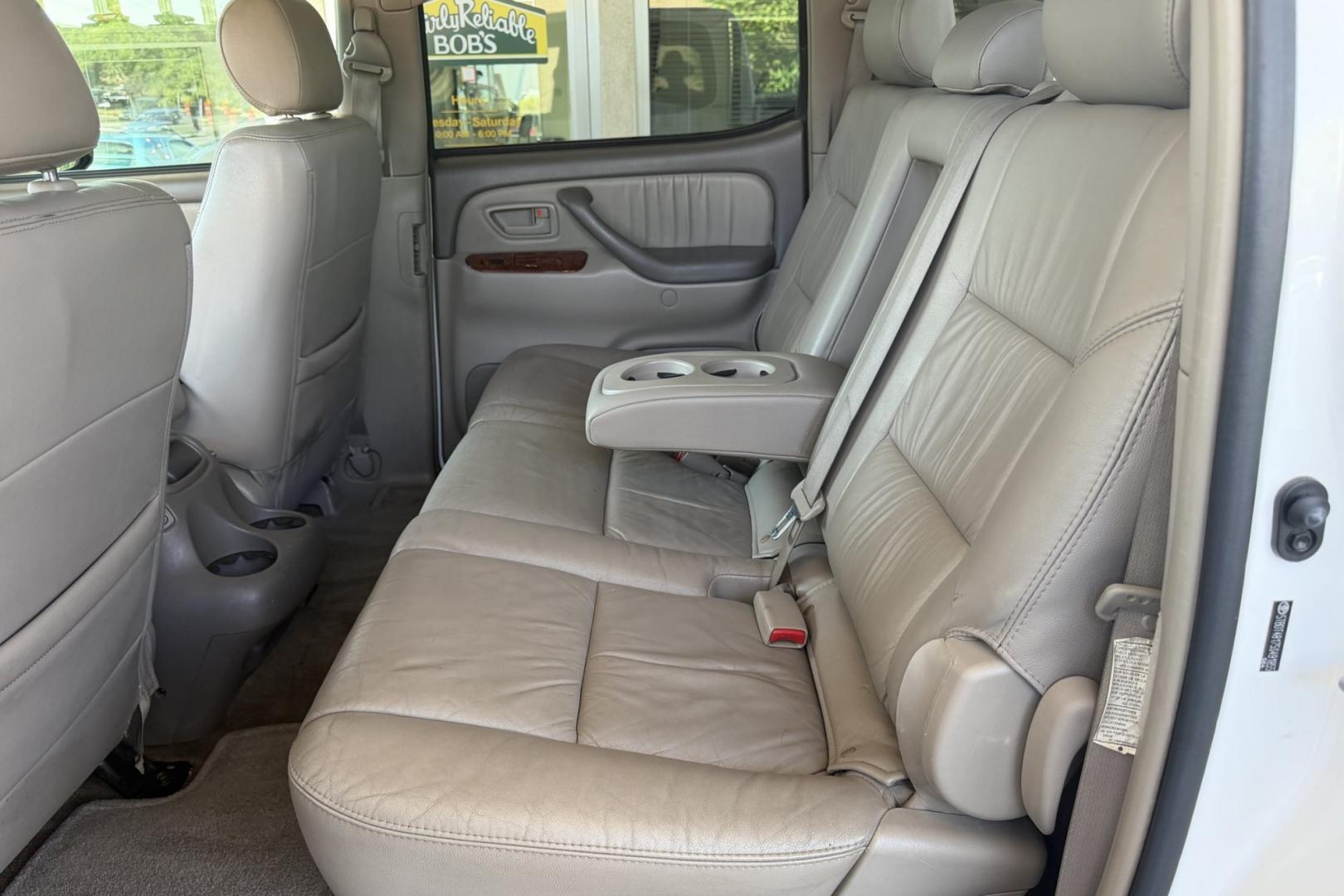 2005 Super White /Tan Toyota Tundra Limited (5TBDT48175S) with an V8 4.7 Liter engine, Automatic transmission, located at 2304 W. Main St., Boise, ID, 83702, (208) 342-7777, 43.622105, -116.218658 - New Wheels And Tires! Clean Tundra!- Photo#9