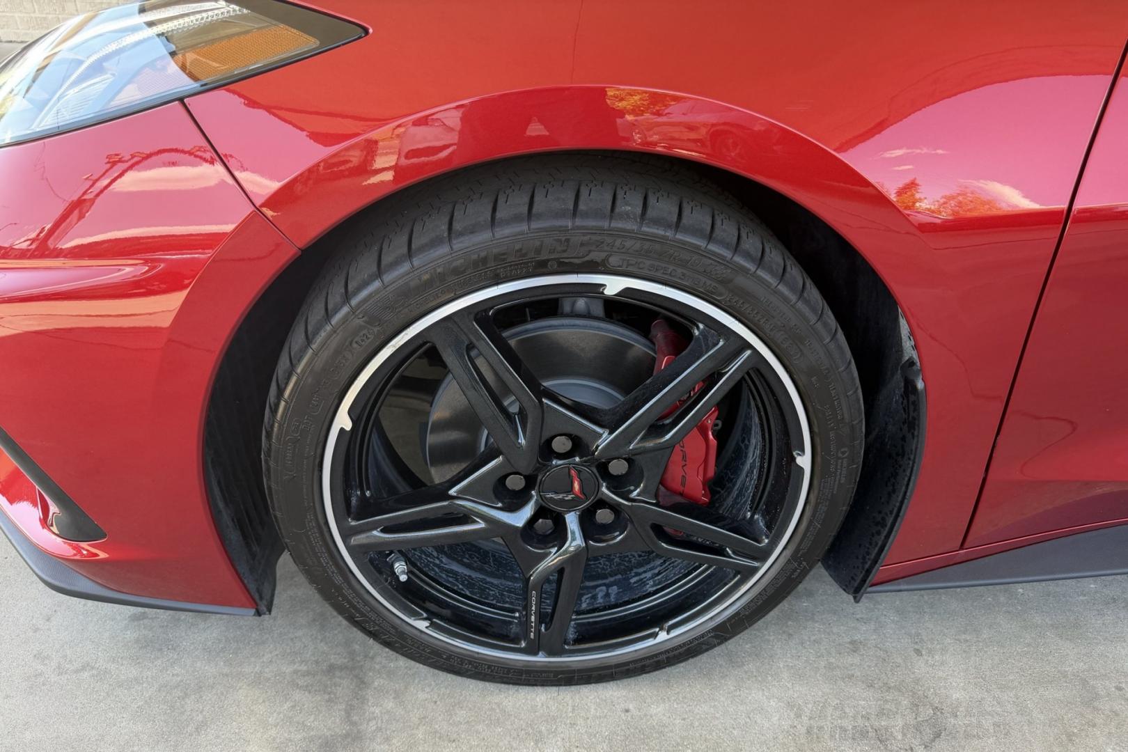 2024 Red Mist Metallic /Natural Dipped Chevrolet Corvette Stingray 2LT (1G1YB3D48R5) with an V8 6.2 Liter engine, Automatic 8 Speed transmission, located at 2304 W. Main St., Boise, ID, 83702, (208) 342-7777, 43.622105, -116.218658 - Stunning 2LT Package With Lift! Remaining Factory Warranty Too!- Photo#22