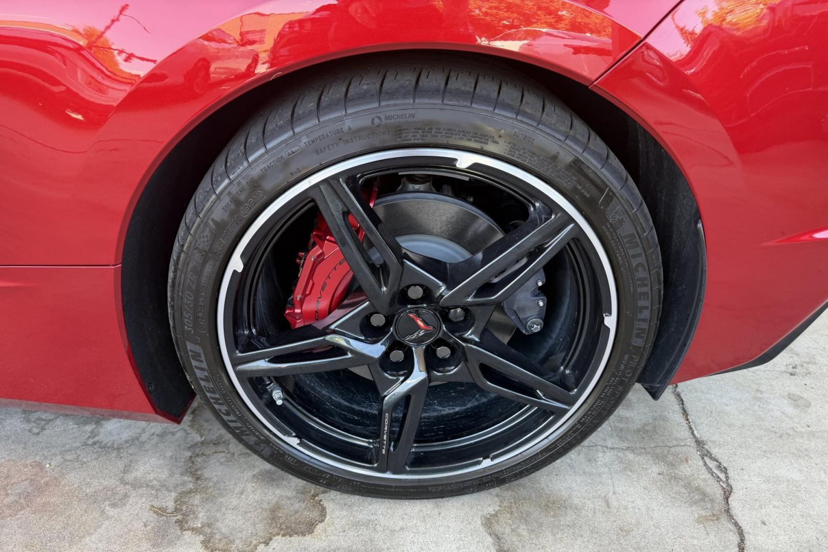 2024 Red Mist Metallic /Natural Dipped Chevrolet Corvette Stingray 2LT (1G1YB3D48R5) with an V8 6.2 Liter engine, Automatic 8 Speed transmission, located at 2304 W. Main St., Boise, ID, 83702, (208) 342-7777, 43.622105, -116.218658 - Stunning 2LT Package With Lift! Remaining Factory Warranty Too!- Photo#23