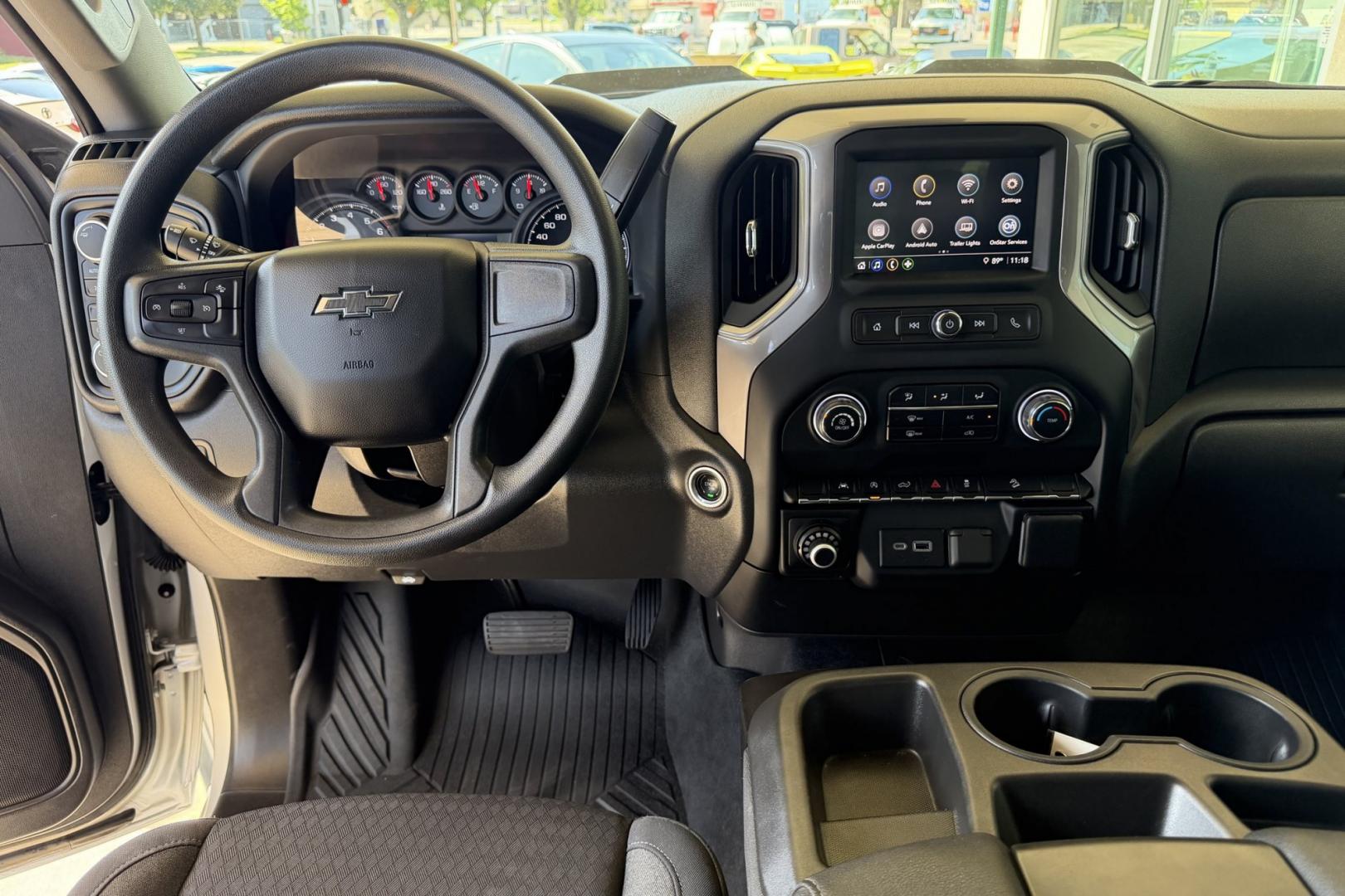 2022 Silver /Black Chevrolet Silverado 1500 Z/71 Trail Boss (3GCPDCED8NG) with an V8 5.3 Liter engine, Automatic 8 Speed transmission, located at 2304 W. Main St., Boise, ID, 83702, (208) 342-7777, 43.622105, -116.218658 - New Tires! Seats 6! Ready To Go!- Photo#15