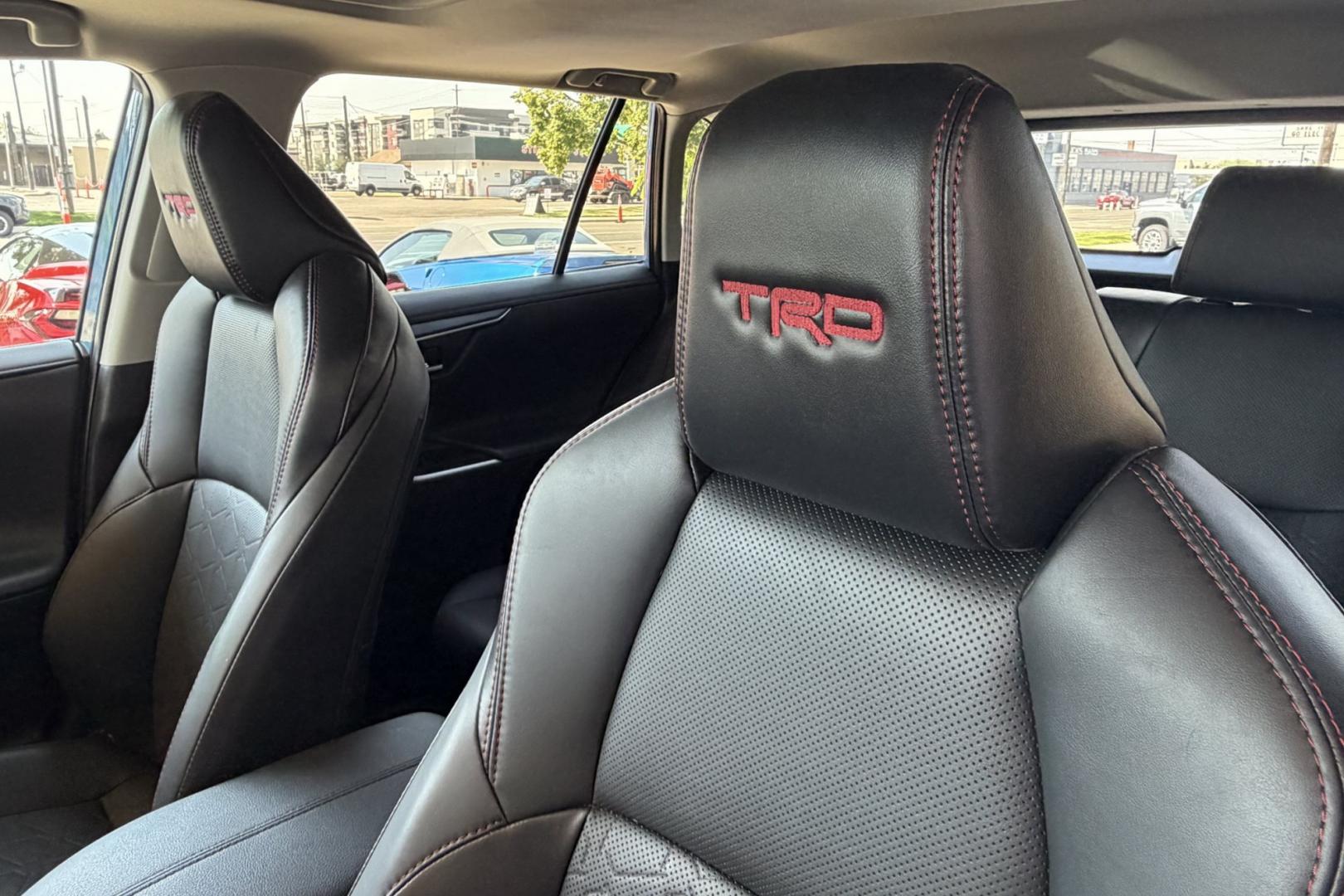 2024 Cavalry Blue /Black Toyota RAV4 TRD Off Road (2T3S1RFV9RW) with an 4 Cyl 2.5 Liter engine, Automatic 8 Speed transmission, located at 2304 W. Main St., Boise, ID, 83702, (208) 342-7777, 43.622105, -116.218658 - Remaining Factory Warranty! Capable Off Road RAV4!- Photo#14