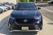 2023 Dark Blue Pearl /Red/Black Toyota Highlander XSE (5TDKDRBH9PS) with an 4 Cyl 2.4 Liter Turbo engine, Automatic 8 Speed transmission, located at 2304 W. Main St., Boise, ID, 83702, (208) 342-7777, 43.622105, -116.218658 - Highly Optioned, 7 Passenger And Clean!- Photo#3