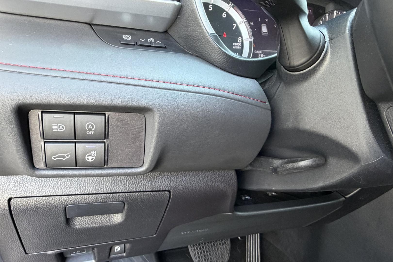 2023 Dark Blue Pearl /Red/Black Toyota Highlander XSE (5TDKDRBH9PS) with an 4 Cyl 2.4 Liter Turbo engine, Automatic 8 Speed transmission, located at 2304 W. Main St., Boise, ID, 83702, (208) 342-7777, 43.622105, -116.218658 - Highly Optioned, 7 Passenger And Clean!- Photo#8