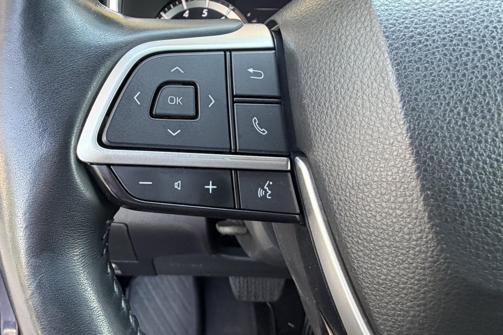 2023 Dark Blue Pearl /Red/Black Toyota Highlander XSE (5TDKDRBH9PS) with an 4 Cyl 2.4 Liter Turbo engine, Automatic 8 Speed transmission, located at 2304 W. Main St., Boise, ID, 83702, (208) 342-7777, 43.622105, -116.218658 - Highly Optioned, 7 Passenger And Clean!- Photo#9