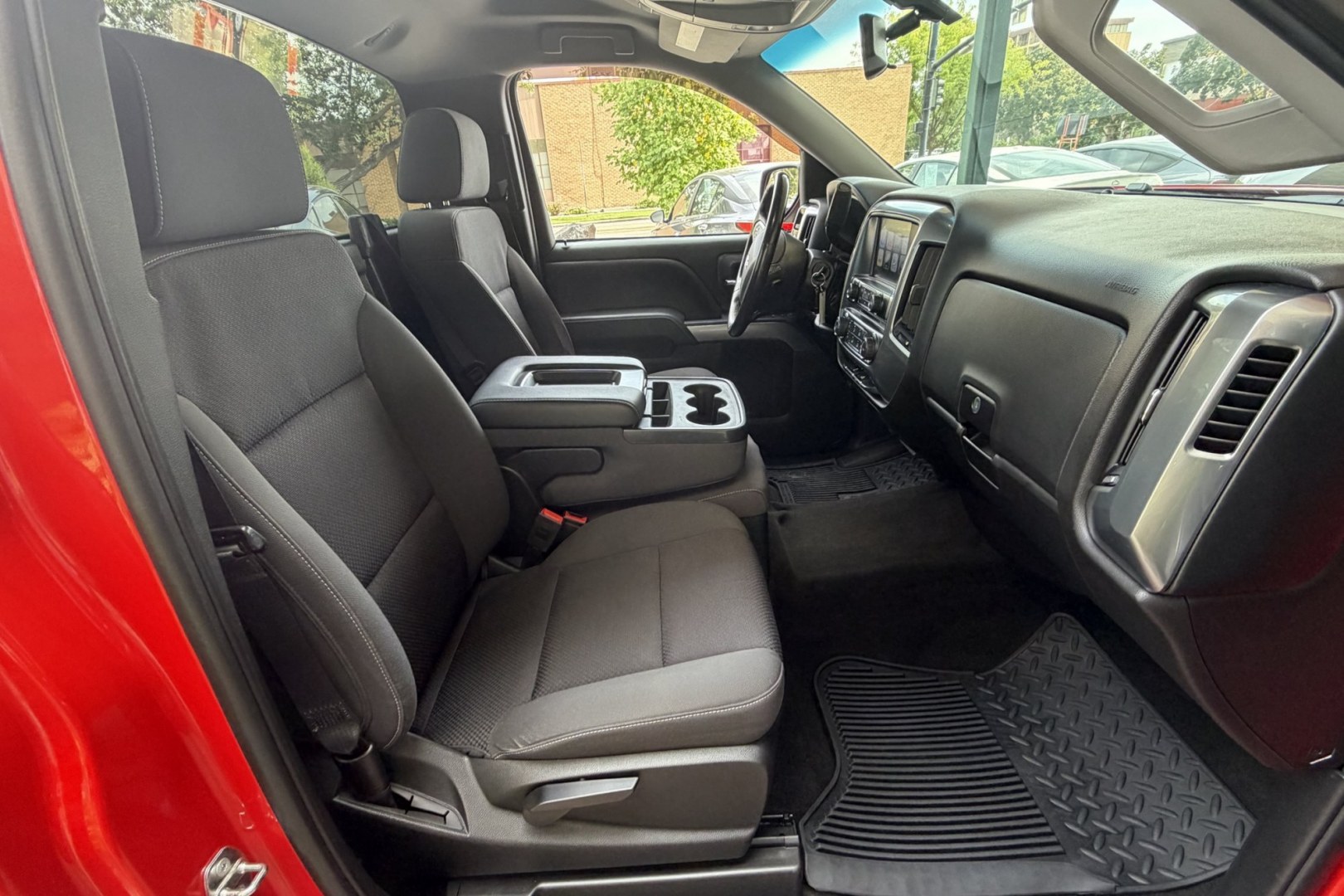 2018 Red Hot /Black Chevrolet Silverado 1500 LT (1GCNKREH4JZ) with an V6 4.3 Liter engine, Automatic 6 Speed transmission, located at 2304 W. Main St., Boise, ID, 83702, (208) 342-7777, 43.622105, -116.218658 - Stunning And Hard To Find Short Box Chevrolet!- Photo#18