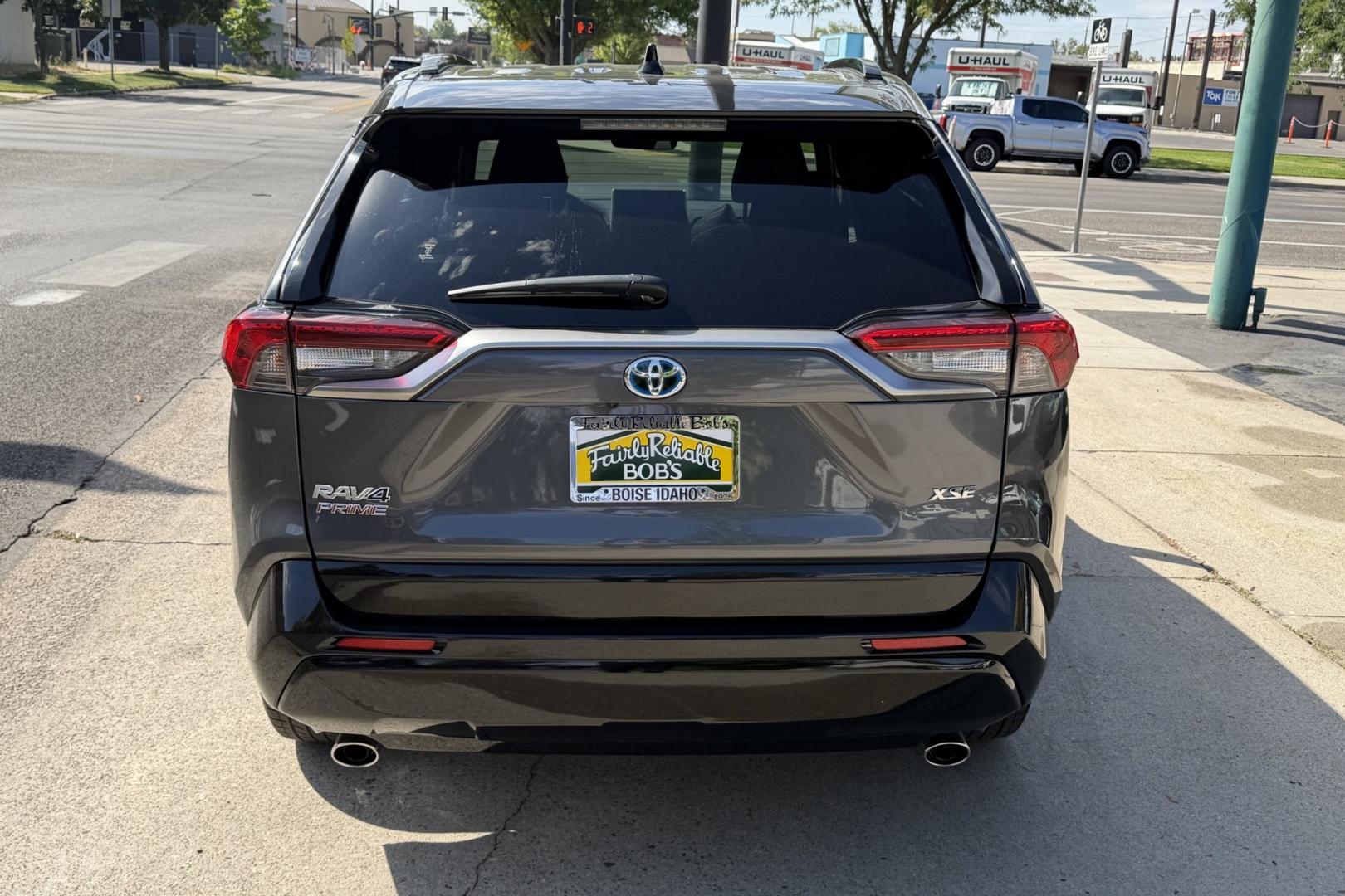 2021 Magnetite Gray Metallic /Black Toyota RAV4 Prime XSE (JTMEB3FV1MD) with an 4 Cyl 2.5 Liter Hybrid engine, Automatic transmission, located at 2304 W. Main St., Boise, ID, 83702, (208) 342-7777, 43.622105, -116.218658 - Hard To Find! Great To Own!- Photo#2