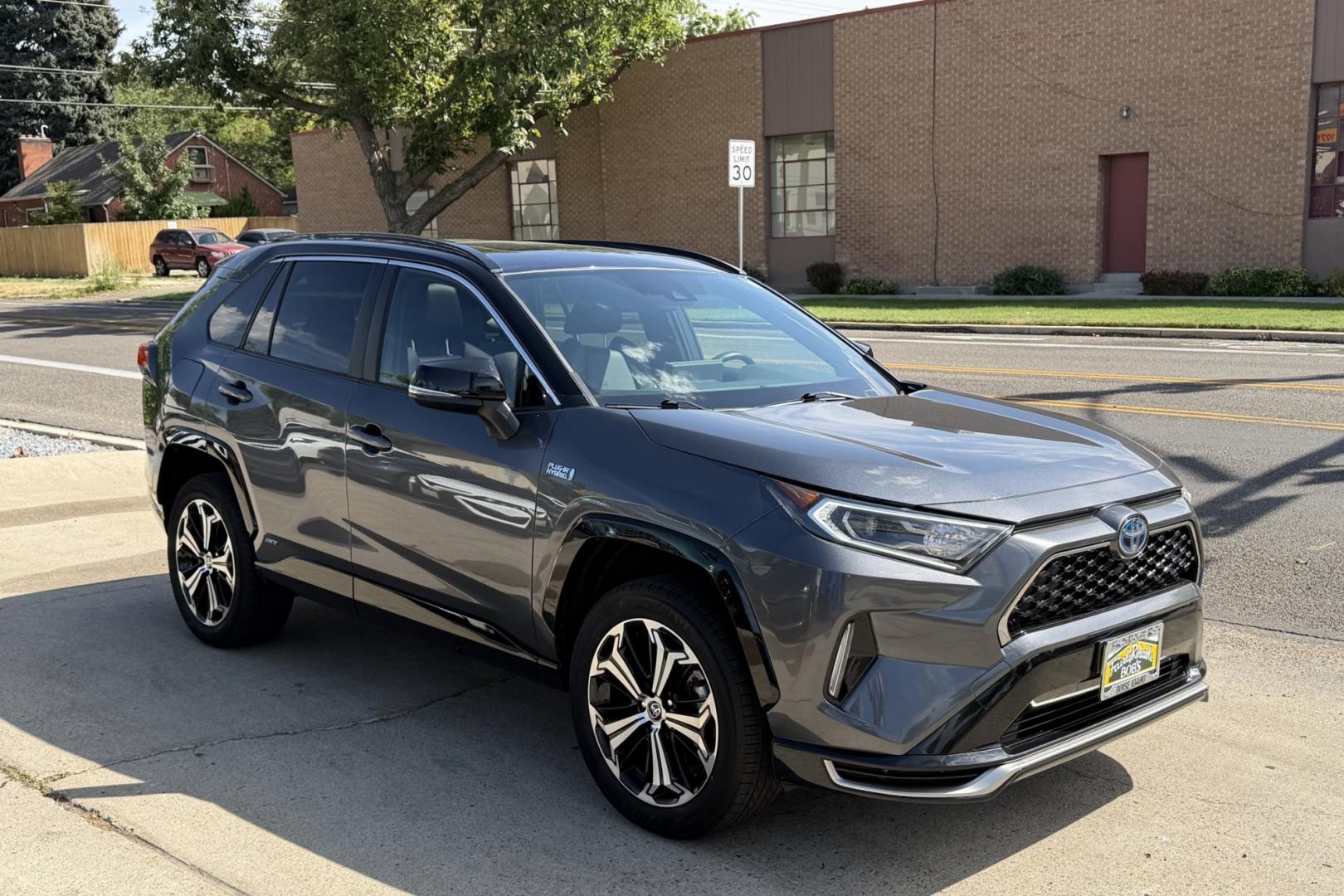 2021 Magnetite Gray Metallic /Black Toyota RAV4 Prime XSE (JTMEB3FV1MD) with an 4 Cyl 2.5 Liter Hybrid engine, Automatic transmission, located at 2304 W. Main St., Boise, ID, 83702, (208) 342-7777, 43.622105, -116.218658 - Hard To Find! Great To Own!- Photo#3