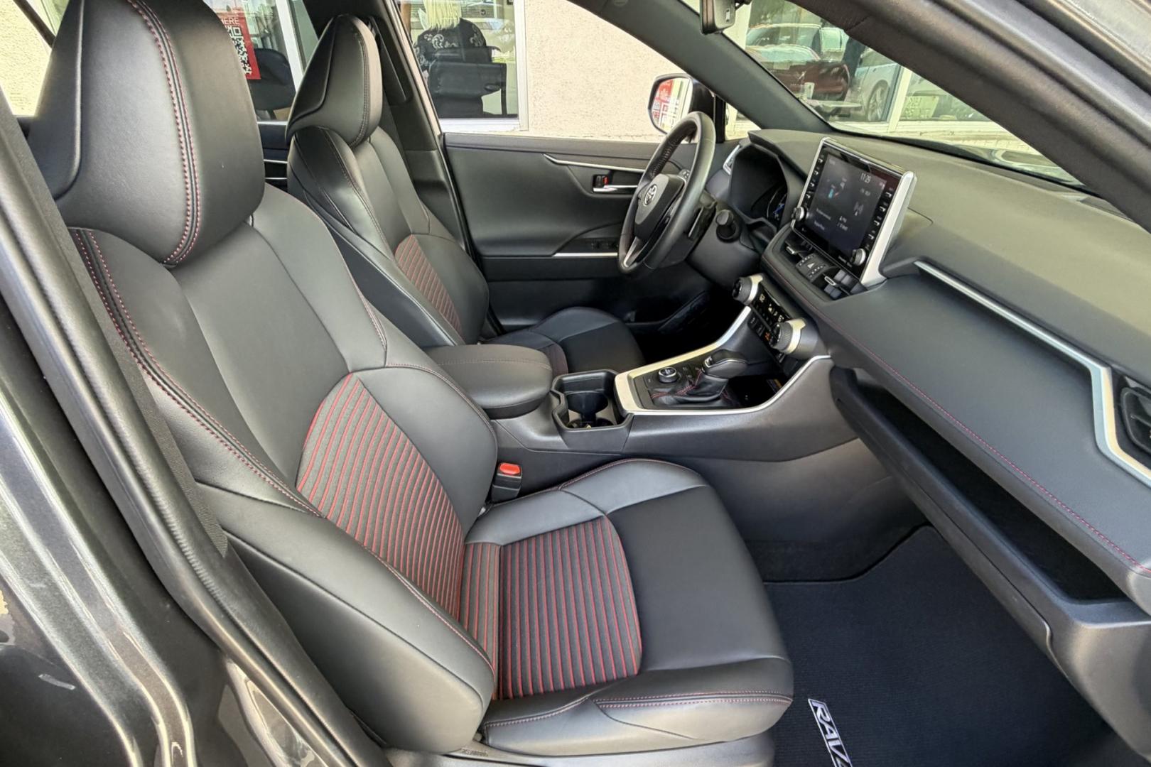 2021 Magnetite Gray Metallic /Black Toyota RAV4 Prime XSE (JTMEB3FV1MD) with an 4 Cyl 2.5 Liter Hybrid engine, Automatic transmission, located at 2304 W. Main St., Boise, ID, 83702, (208) 342-7777, 43.622105, -116.218658 - Hard To Find! Great To Own!- Photo#21