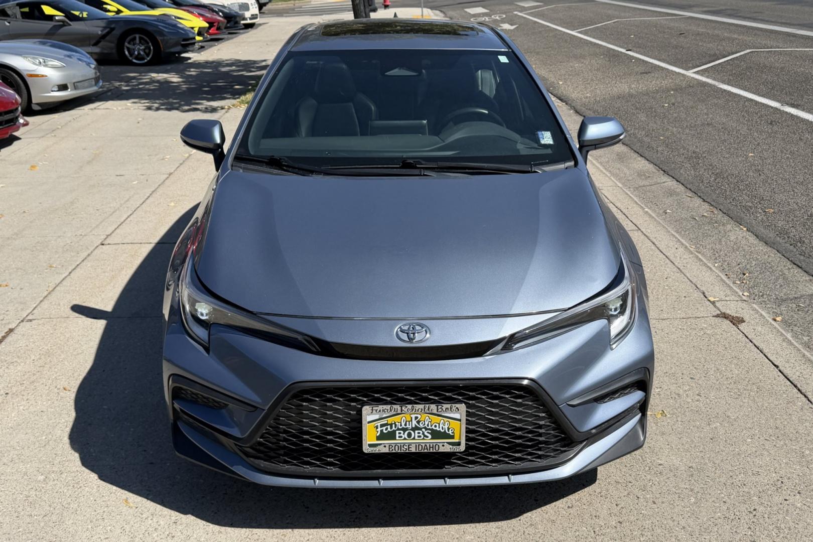 2024 Celestite Gray Metallic /Black Toyota Corolla XSE (5YFT4MCE0RP) with an 4 Cyl 2.0 Liter engine, Automatic transmission, located at 2304 W. Main St., Boise, ID, 83702, (208) 342-7777, 43.622105, -116.218658 - Great Fuel Economy! Sunroof Too!- Photo#3