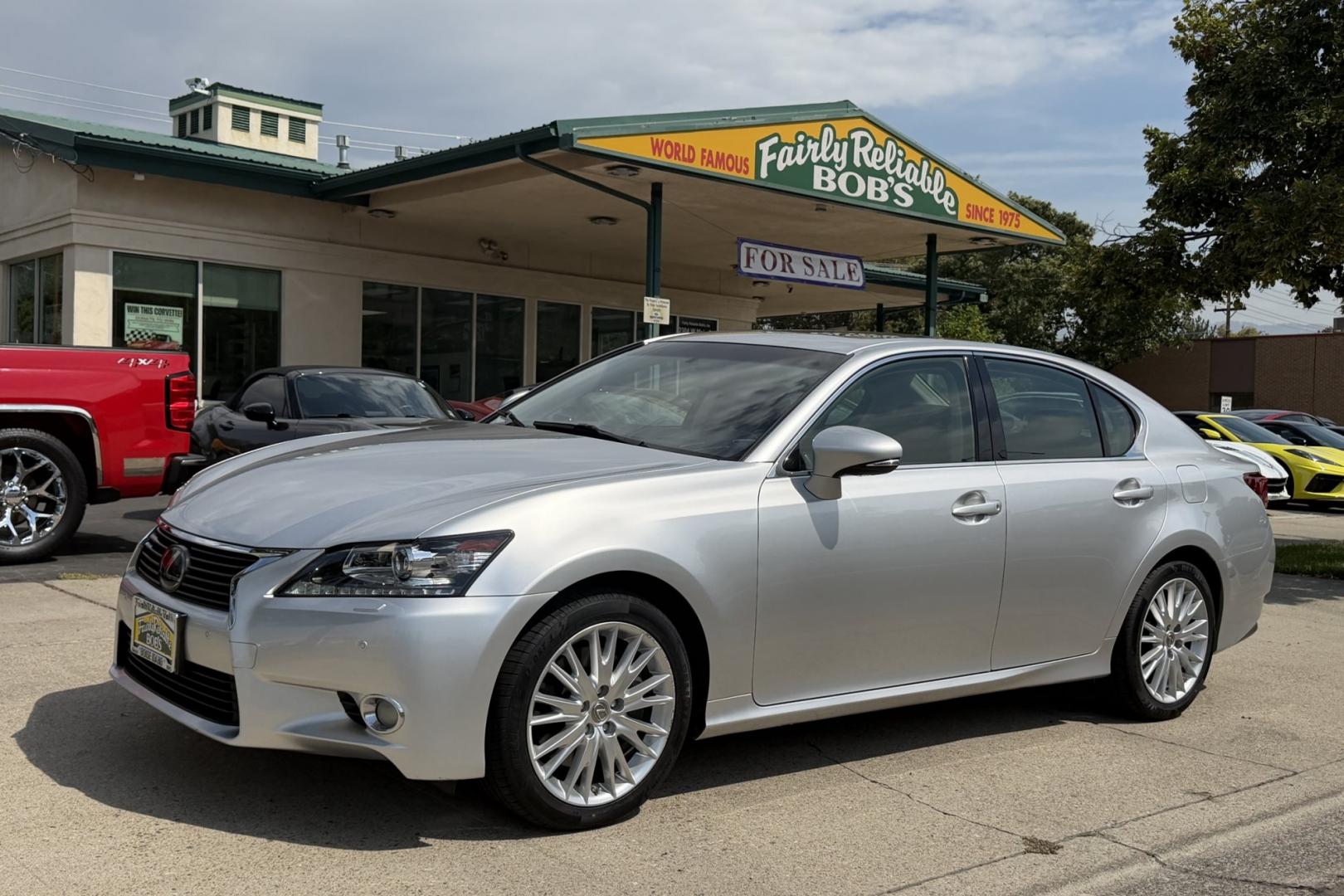 2013 Liquid Platinum Metallic /Black Lexus GS 350 Luxury Premium Cold Weather (JTHCE1BL9D5) with an V6 3.5 Liter engine, Automatic 6 Speed transmission, located at 2304 W. Main St., Boise, ID, 83702, (208) 342-7777, 43.622105, -116.218658 - Rare Find! New Tires! Highly Optioned All Wheel Drive!- Photo#0
