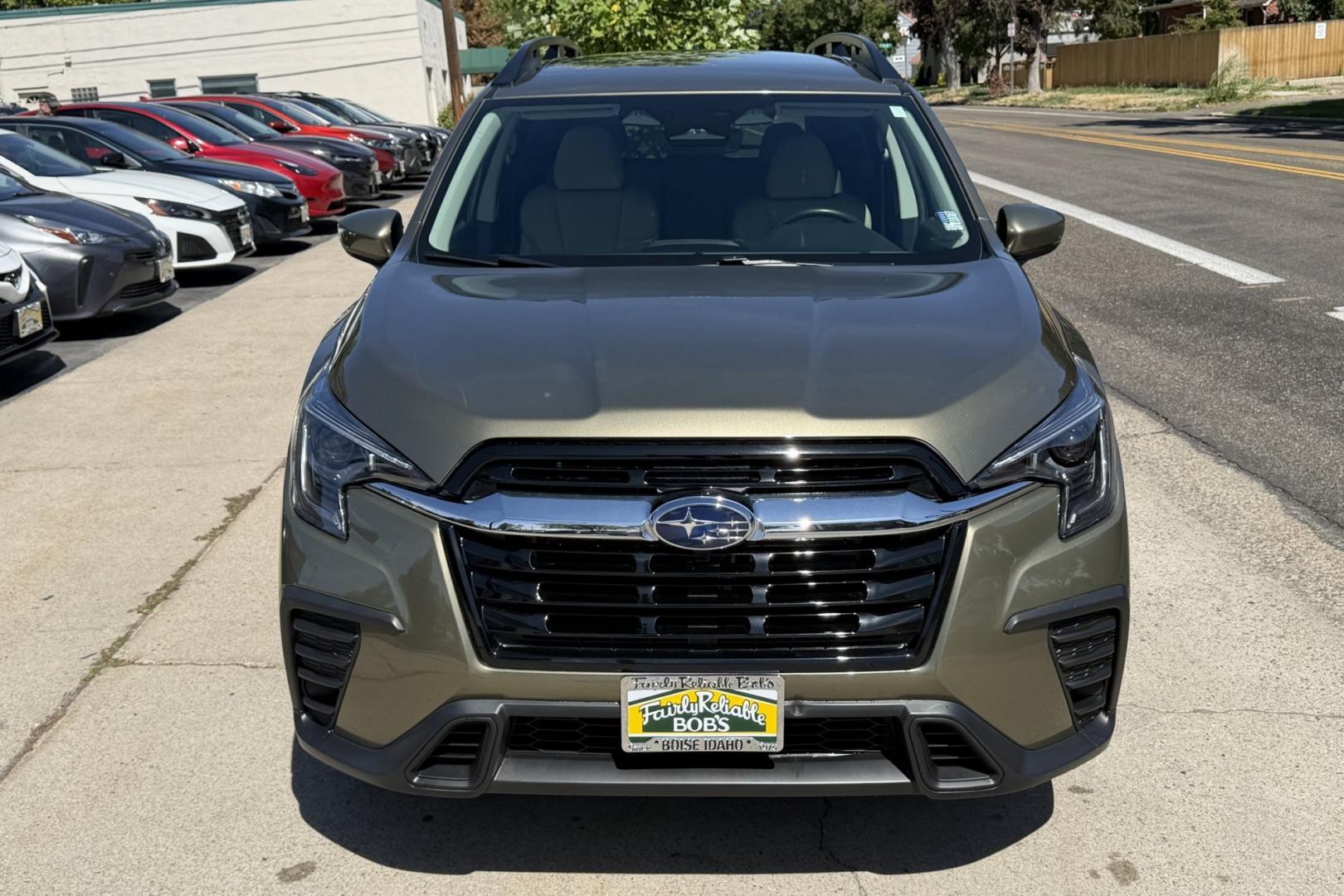 2024 Autumn Green Metallic /Warm Ivory Subaru Ascent Premium (4S4WMACD2R3) with an H4 2.4 Liter Turbo engine, Automatic transmission, located at 2304 W. Main St., Boise, ID, 83702, (208) 342-7777, 43.622105, -116.218658 - New Tires! Seats 8! Remaining Factory Warranty!- Photo#3