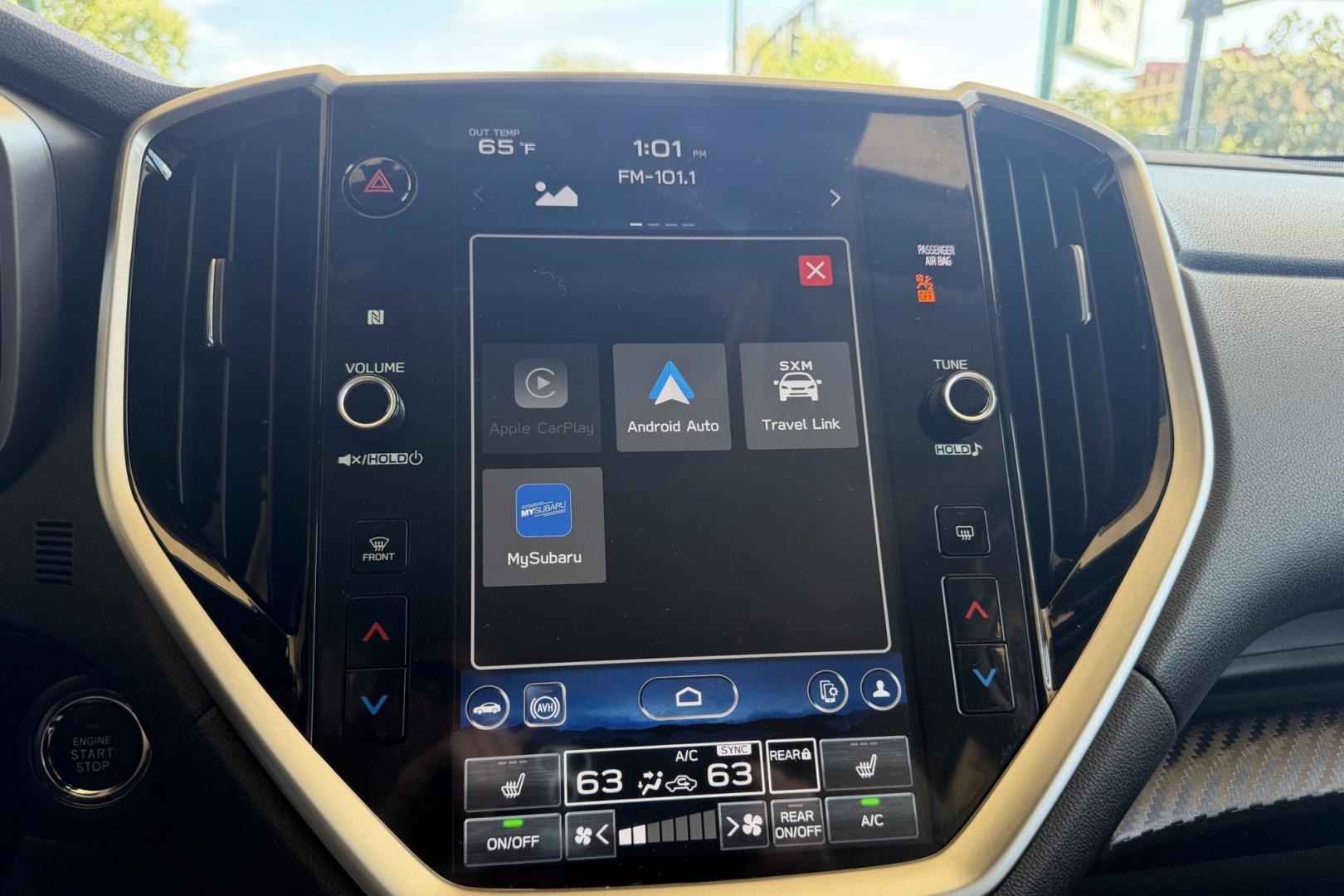 2024 Autumn Green Metallic /Warm Ivory Subaru Ascent Premium (4S4WMACD2R3) with an H4 2.4 Liter Turbo engine, Automatic transmission, located at 2304 W. Main St., Boise, ID, 83702, (208) 342-7777, 43.622105, -116.218658 - New Tires! Seats 8! Remaining Factory Warranty!- Photo#7