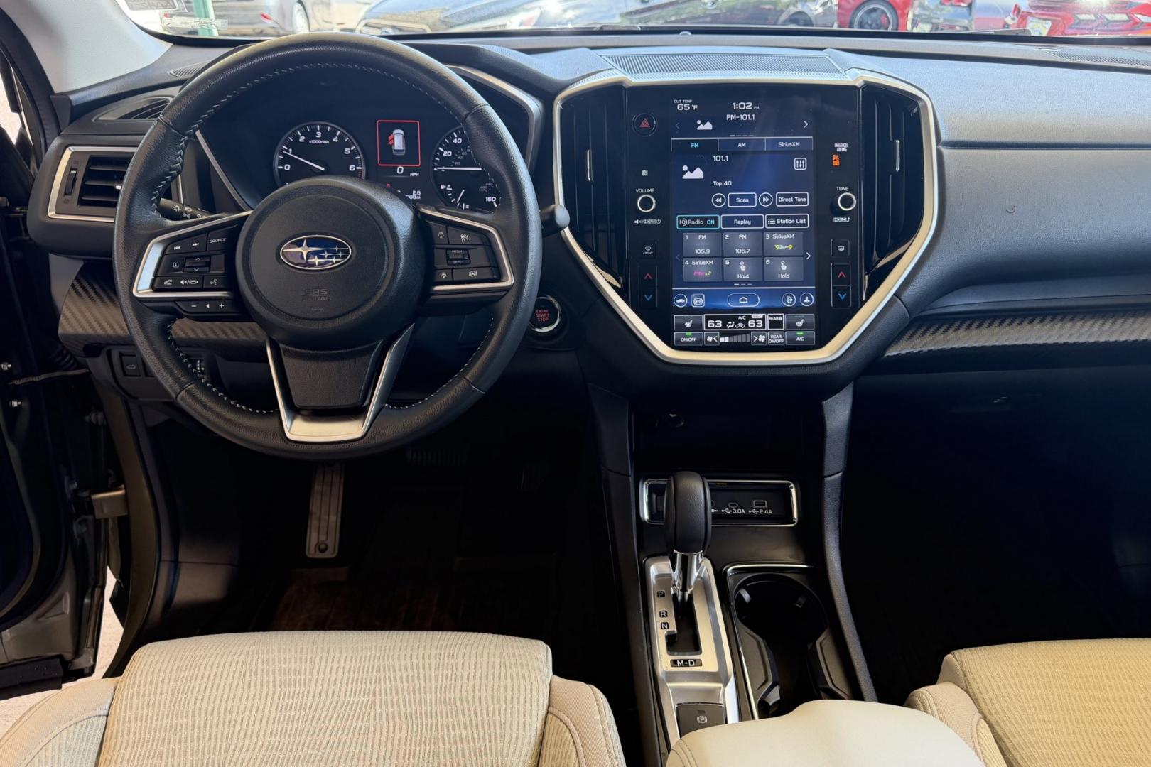 2024 Autumn Green Metallic /Warm Ivory Subaru Ascent Premium (4S4WMACD2R3) with an H4 2.4 Liter Turbo engine, Automatic transmission, located at 2304 W. Main St., Boise, ID, 83702, (208) 342-7777, 43.622105, -116.218658 - New Tires! Seats 8! Remaining Factory Warranty!- Photo#13