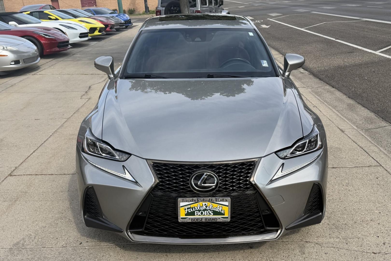2019 Atomic Silver /Radiant Red Lexus IS 350 F-Sport (JTHCZ1D2XK5) with an V6 3.5 Liter engine, Automatic 6 Speed transmission, located at 2304 W. Main St., Boise, ID, 83702, (208) 342-7777, 43.622105, -116.218658 - Highly Optioned! New Tires! All Wheel Drive!- Photo#3