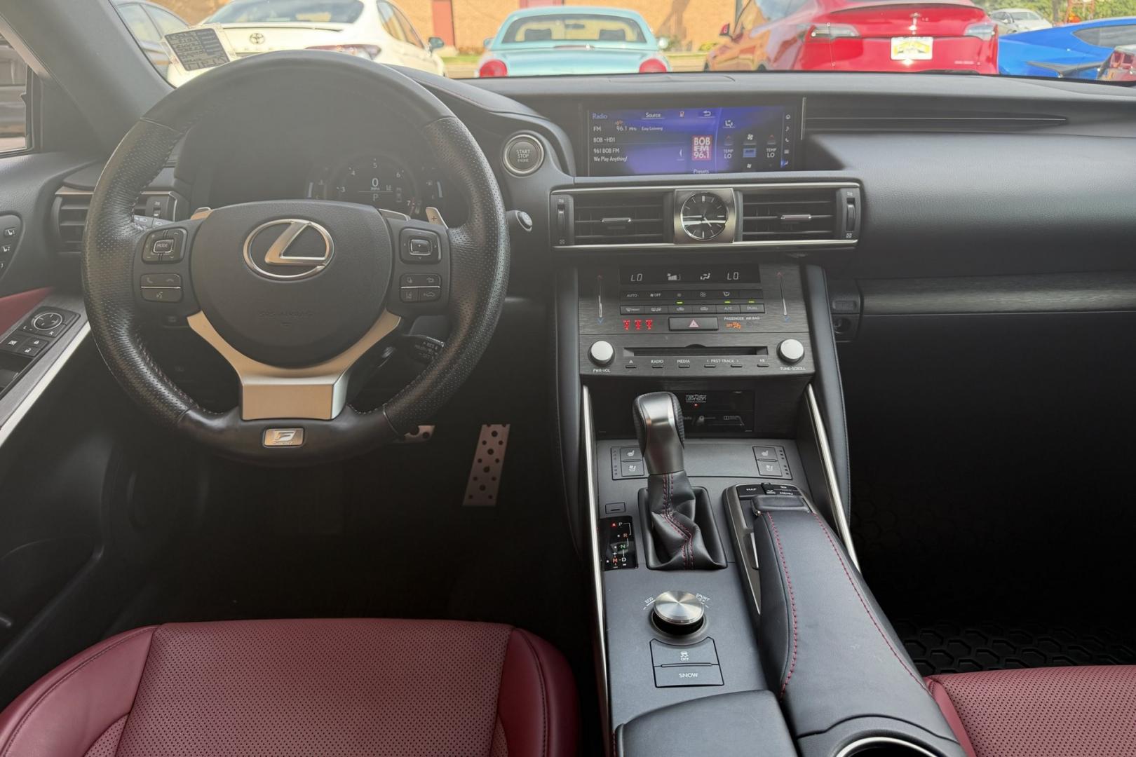 2019 Atomic Silver /Radiant Red Lexus IS 350 F-Sport (JTHCZ1D2XK5) with an V6 3.5 Liter engine, Automatic 6 Speed transmission, located at 2304 W. Main St., Boise, ID, 83702, (208) 342-7777, 43.622105, -116.218658 - Highly Optioned! New Tires! All Wheel Drive!- Photo#28