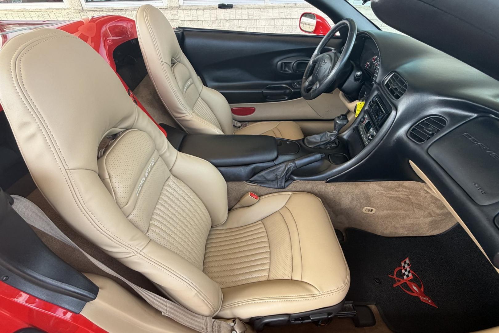 1998 Torch Red /Tan Chevrolet Corvette (1G1YY32G3W5) with an V8 5.7 Liter engine, Automatic transmission, located at 2304 W. Main St., Boise, ID, 83702, (208) 342-7777, 43.622105, -116.218658 - Low Mileage Corvette Convertible! Ready For Fun!- Photo#11