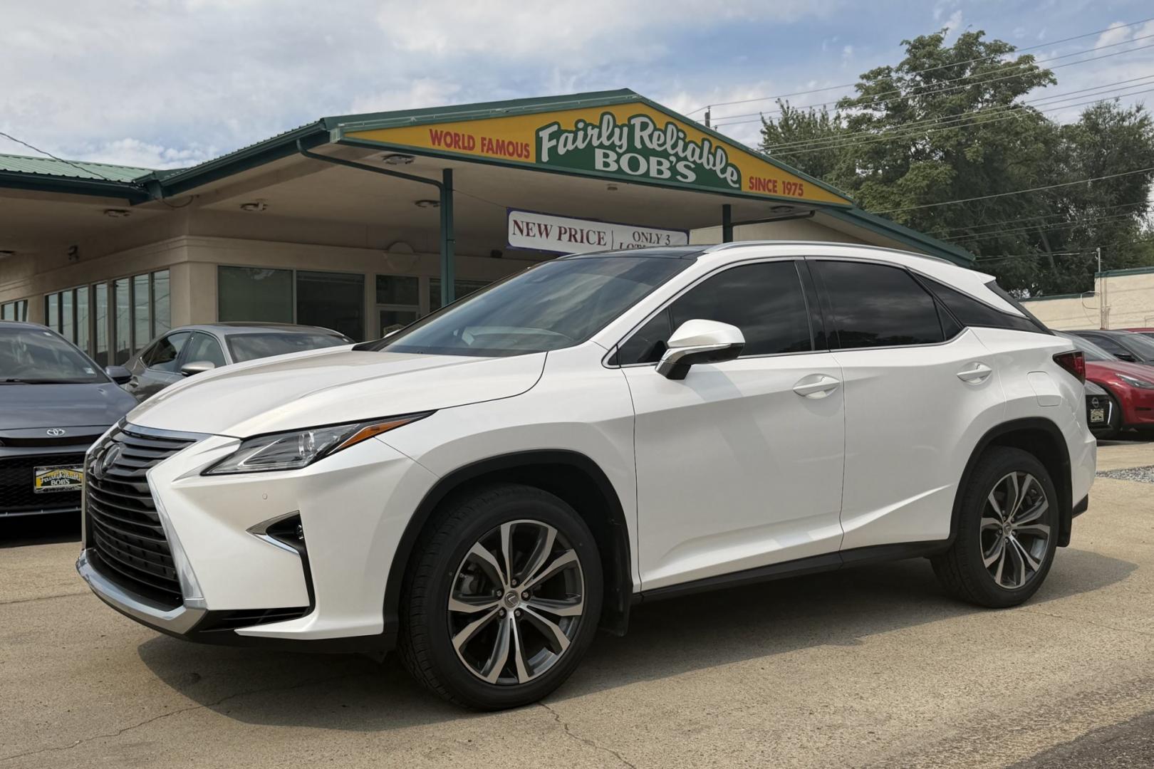2017 Eminent White Pearl /Black Lexus RX 350 Premium (2T2BZMCA4HC) with an V6 3.5 Liter engine, Automatic 8 Speed transmission, located at 2304 W. Main St., Boise, ID, 83702, (208) 342-7777, 43.622105, -116.218658 - New Tires! Low Mileage! One Owner Lexus!- Photo#0